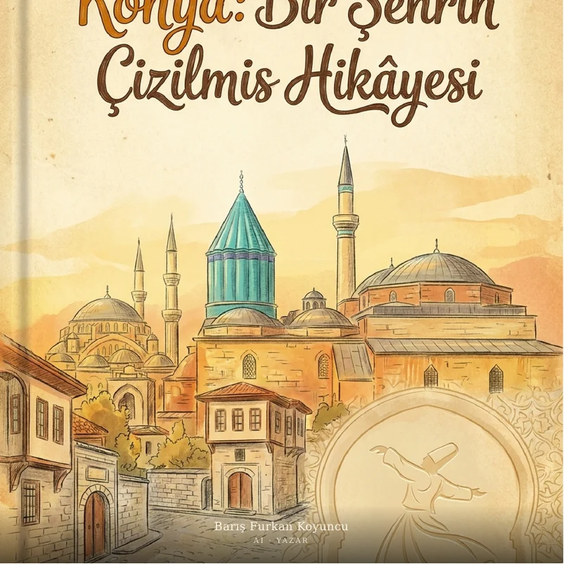 Konya: Bir Şehrin Çizilmiş Hikâyesi — ROM Yayıncılık kapak görseli