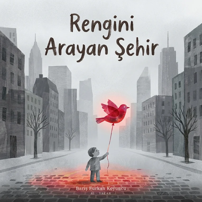 Rengini Arayan Şehir — ROM Yayıncılık kapak görseli