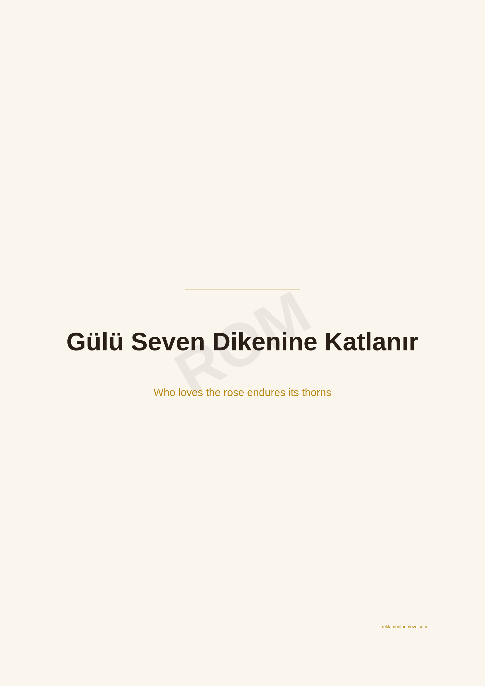 Gülü Seven Dikenine Katlanır · Espresso — ROM dijital ürün önizlemesi (filigranlı)