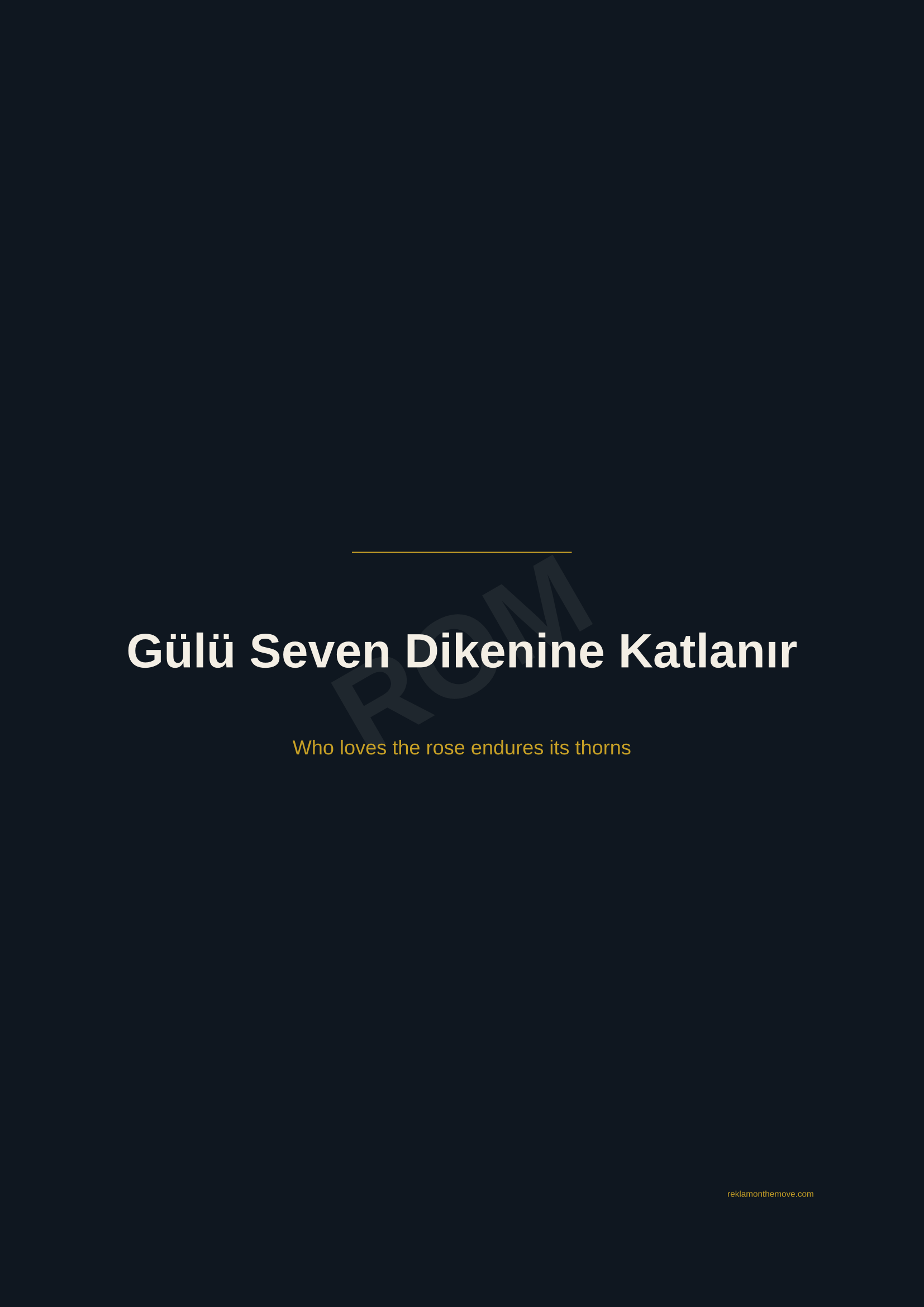 Gülü Seven Dikenine Katlanır · Gece — ROM dijital ürün önizlemesi (filigranlı)