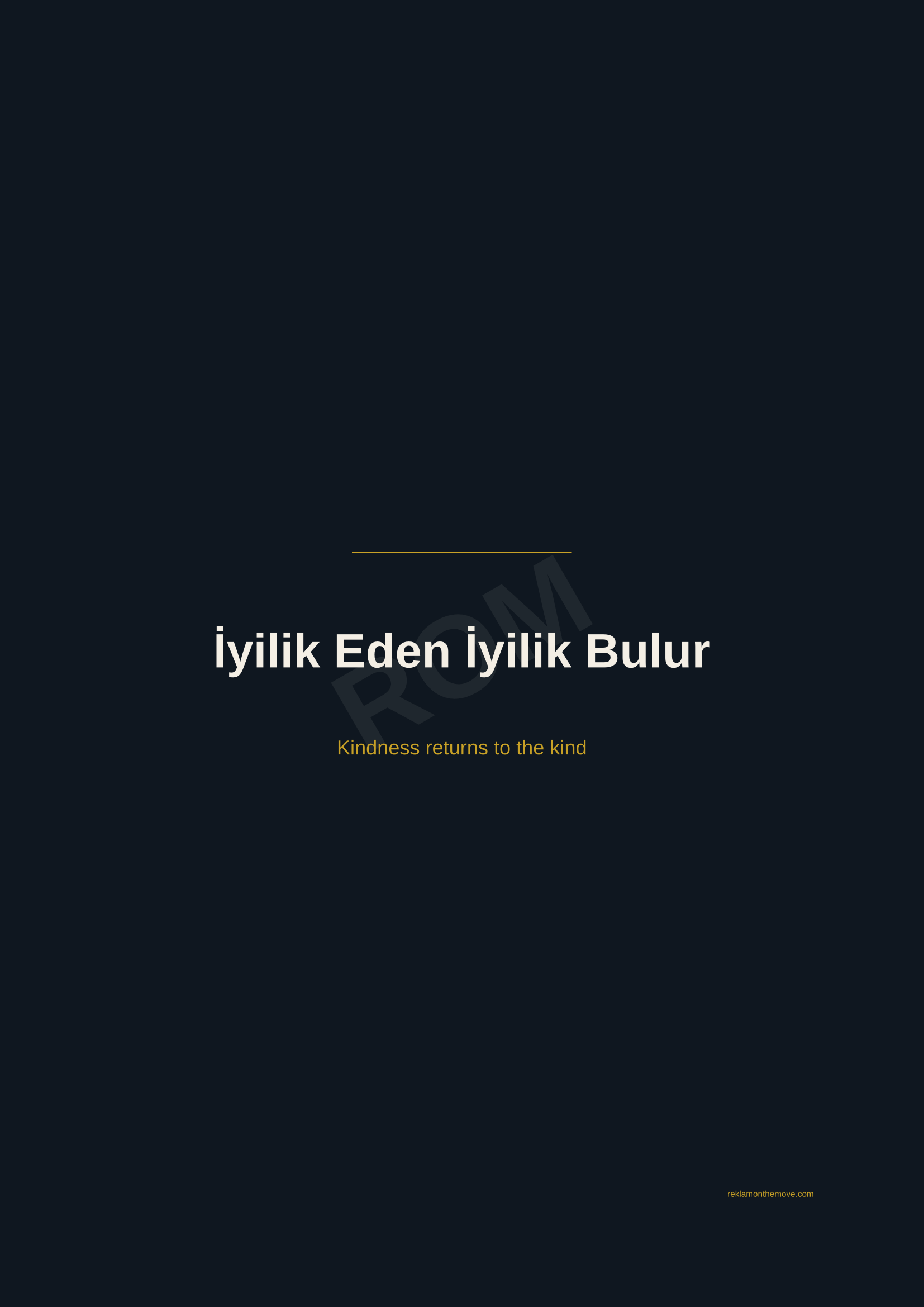 İyilik Eden İyilik Bulur · Gece — ROM dijital ürün önizlemesi (filigranlı)