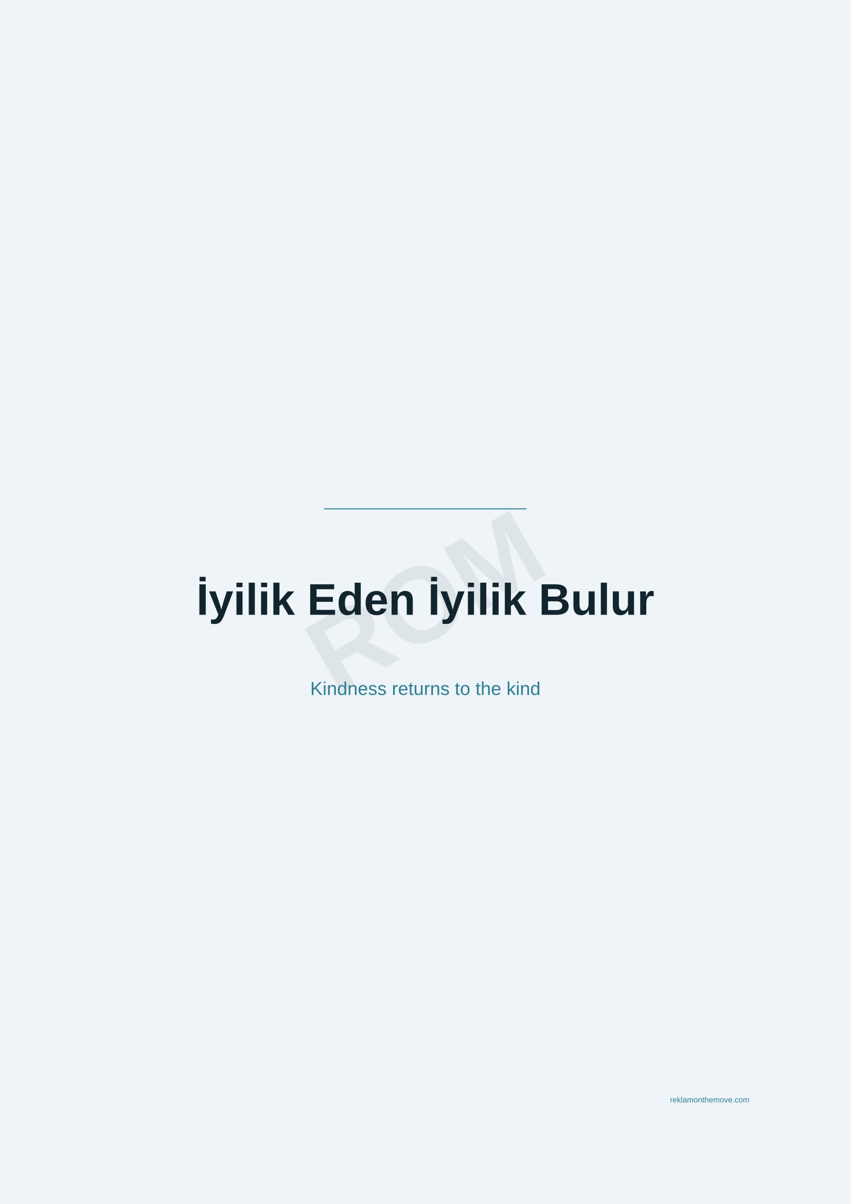 İyilik Eden İyilik Bulur · Okyanus — ROM dijital ürün önizlemesi (filigranlı)