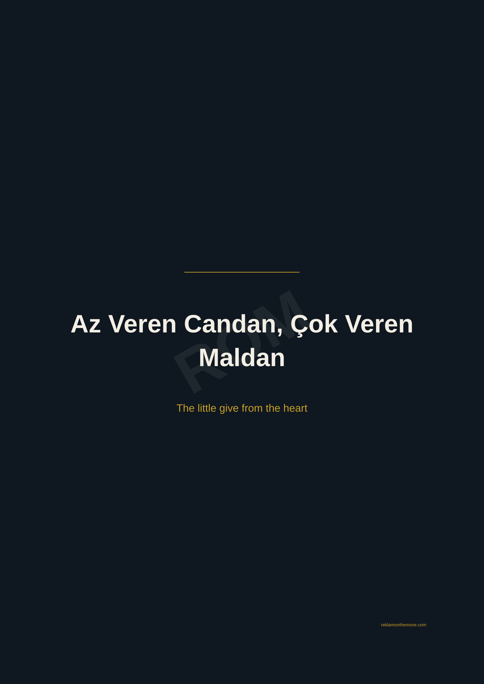 Az Veren Candan, Çok Veren Maldan · Gece — ROM dijital ürün önizlemesi (filigranlı)