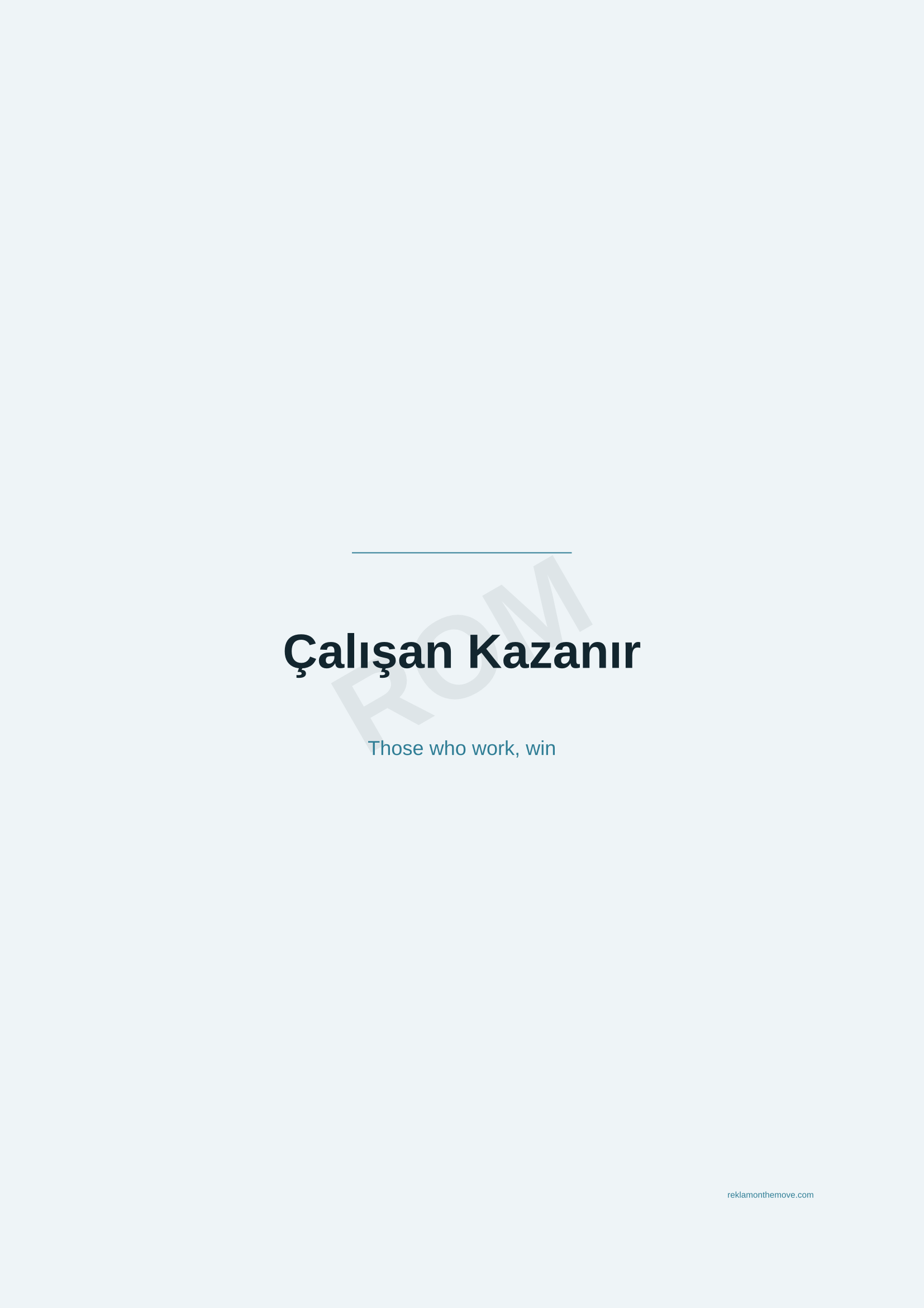 Çalışan Kazanır · Okyanus — ROM dijital ürün önizlemesi (filigranlı)