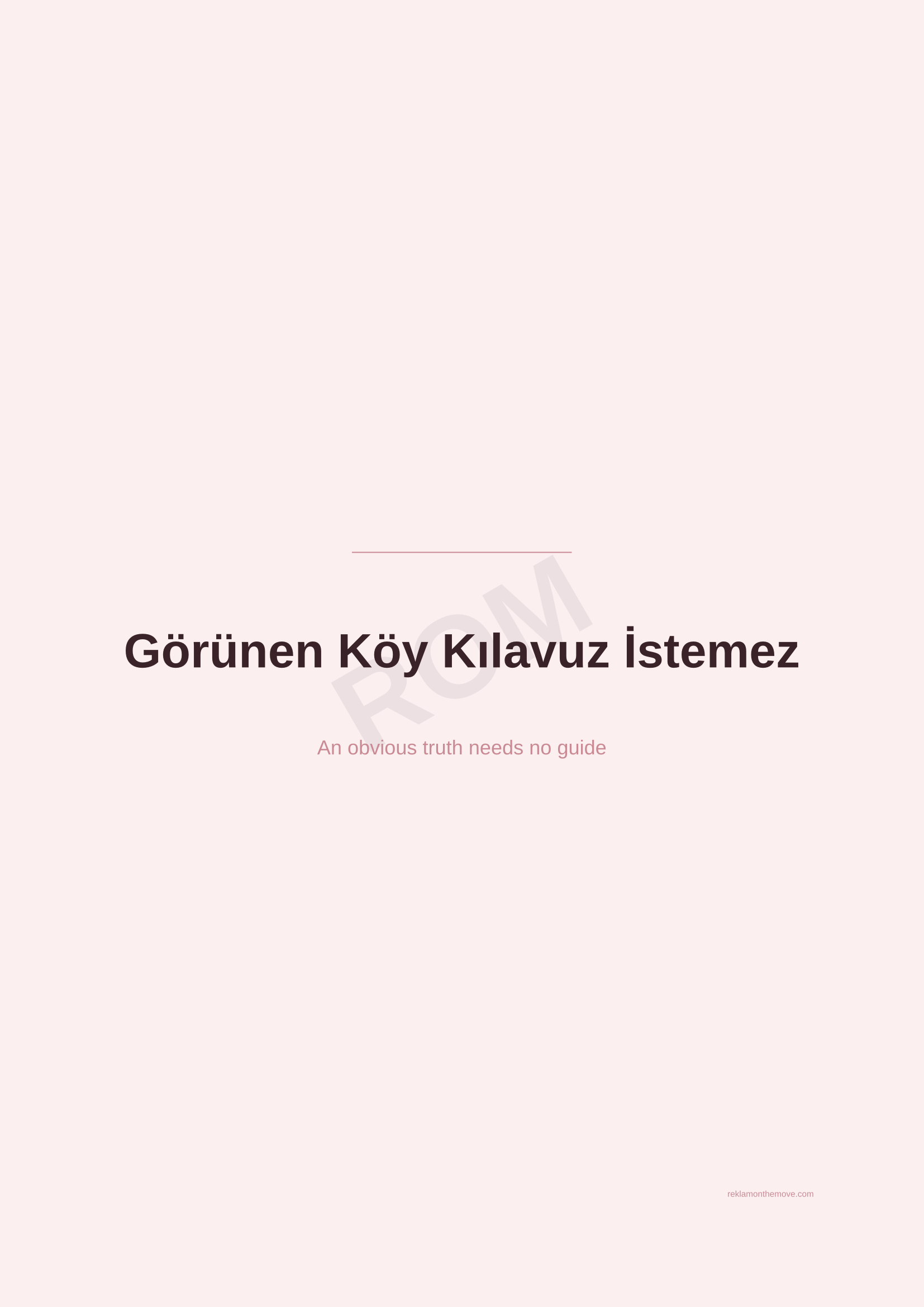 Görünen Köy Kılavuz İstemez · Gül — ROM dijital ürün önizlemesi (filigranlı)