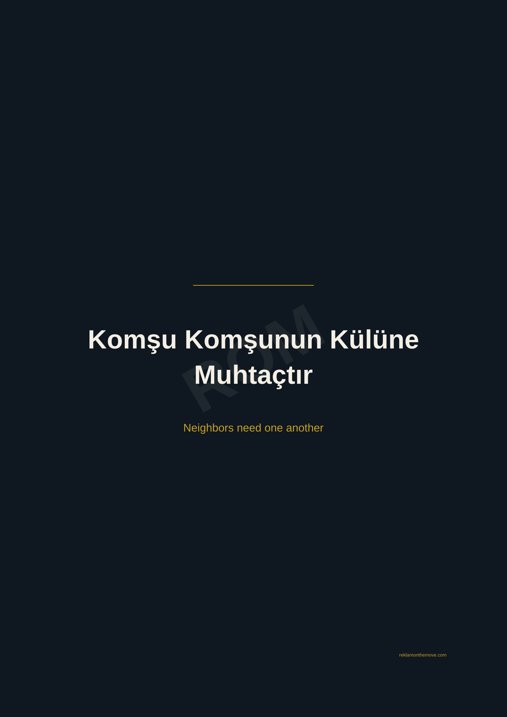 Komşu Komşunun Külüne Muhtaçtır · Gece — ROM dijital ürün önizlemesi (filigranlı)