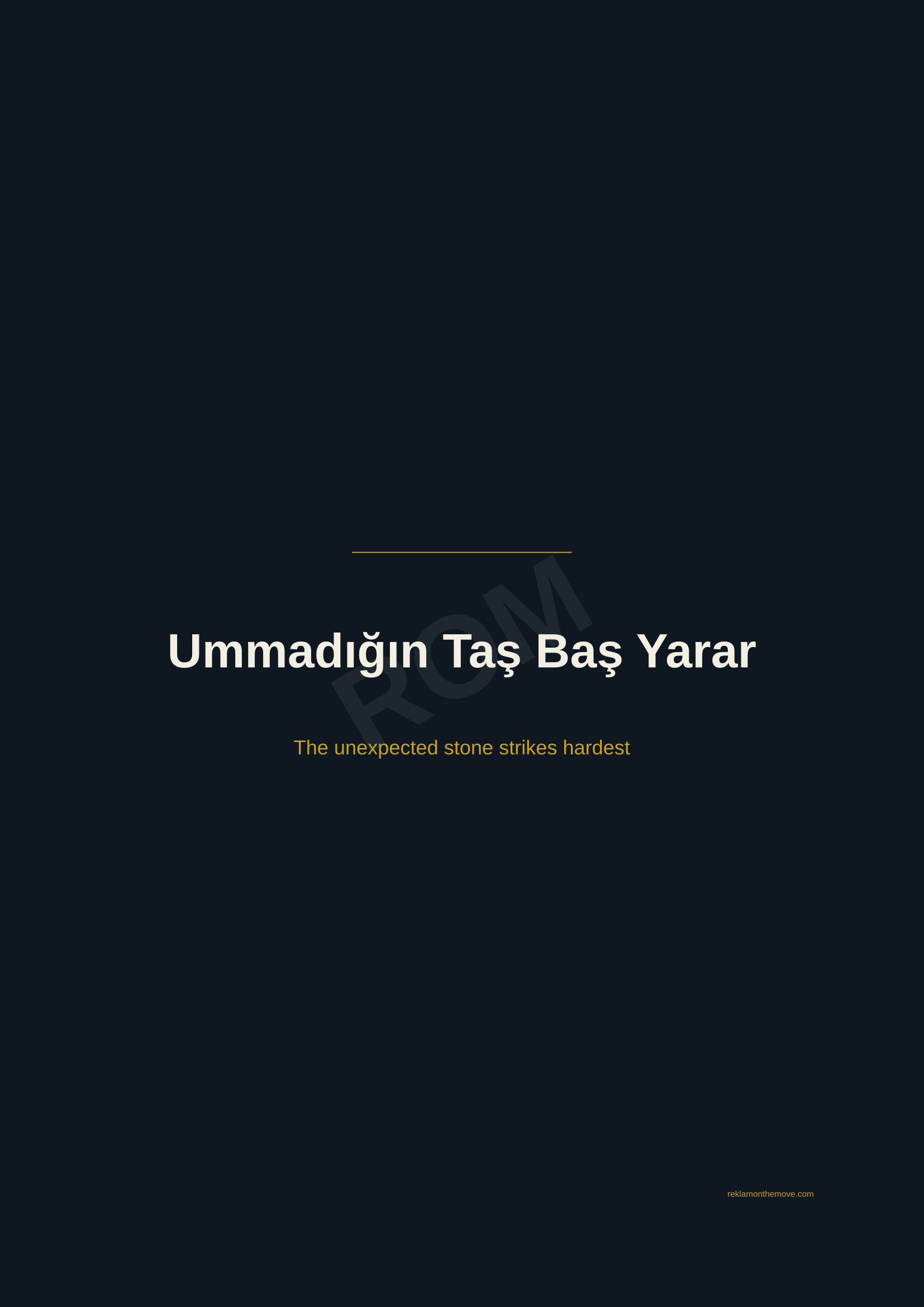 Ummadığın Taş Baş Yarar · Gece — ROM dijital ürün önizlemesi (filigranlı)