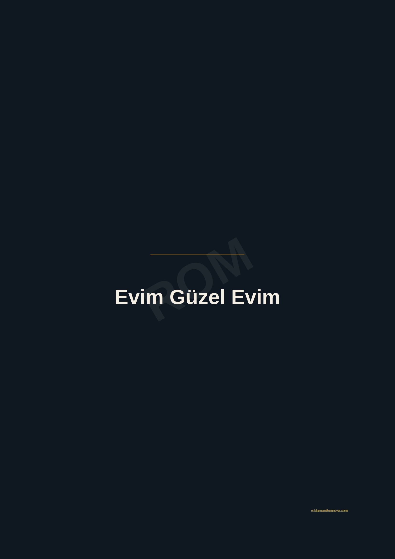 Evim Güzel Evim · Gece — ROM dijital ürün önizlemesi (filigranlı)