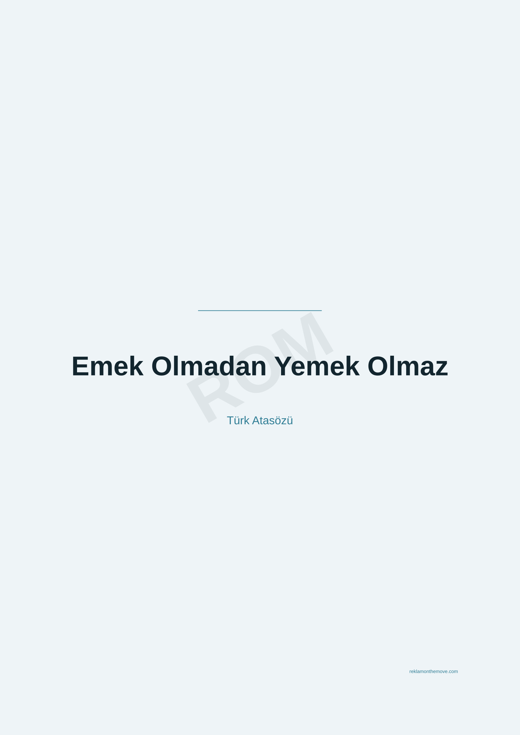 Emek Olmadan Yemek Olmaz · Okyanus — ROM dijital ürün önizlemesi (filigranlı)