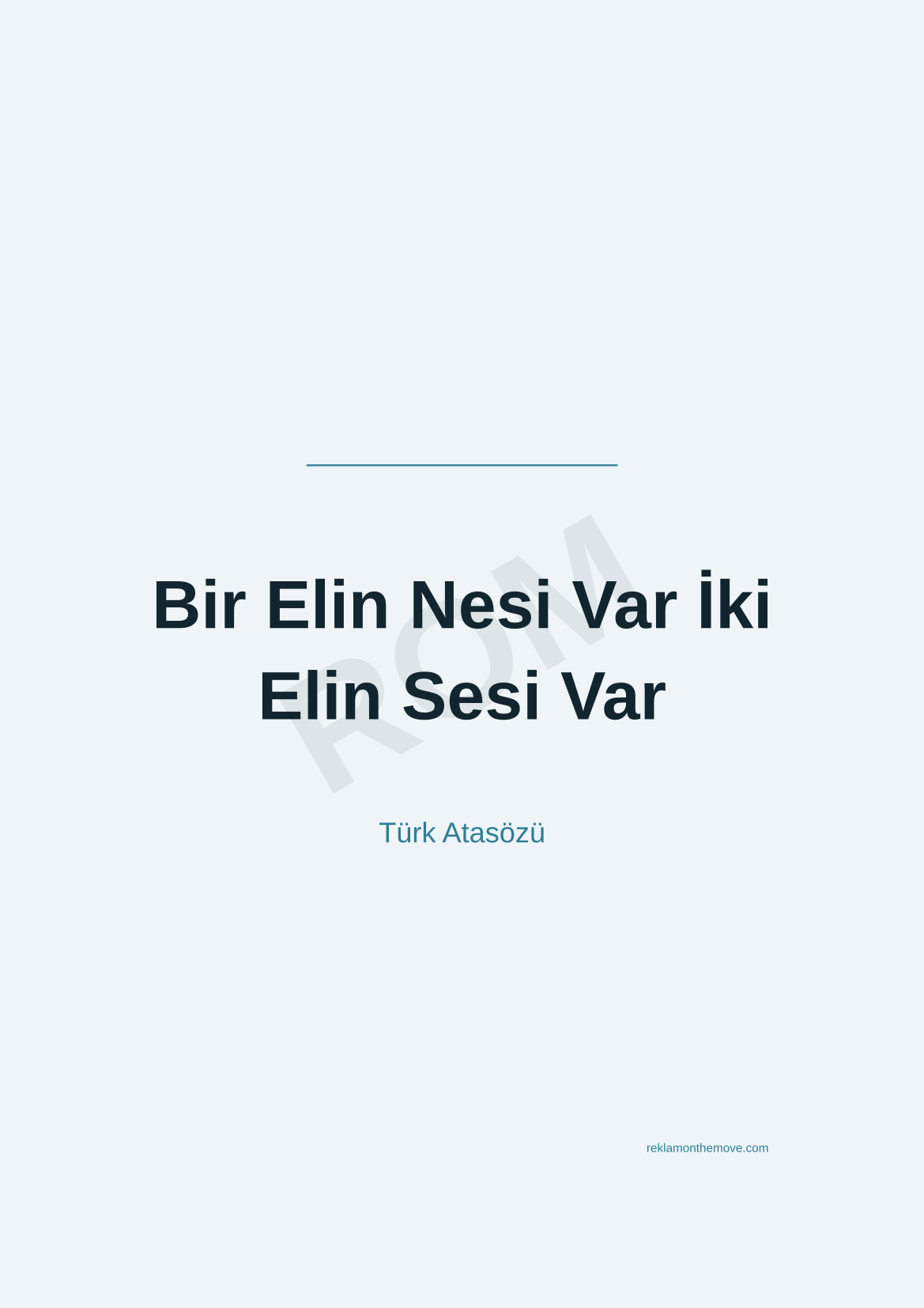 Bir Elin Nesi Var İki Elin Sesi Var · Okyanus · A3 — ROM dijital ürün önizlemesi (filigranlı)