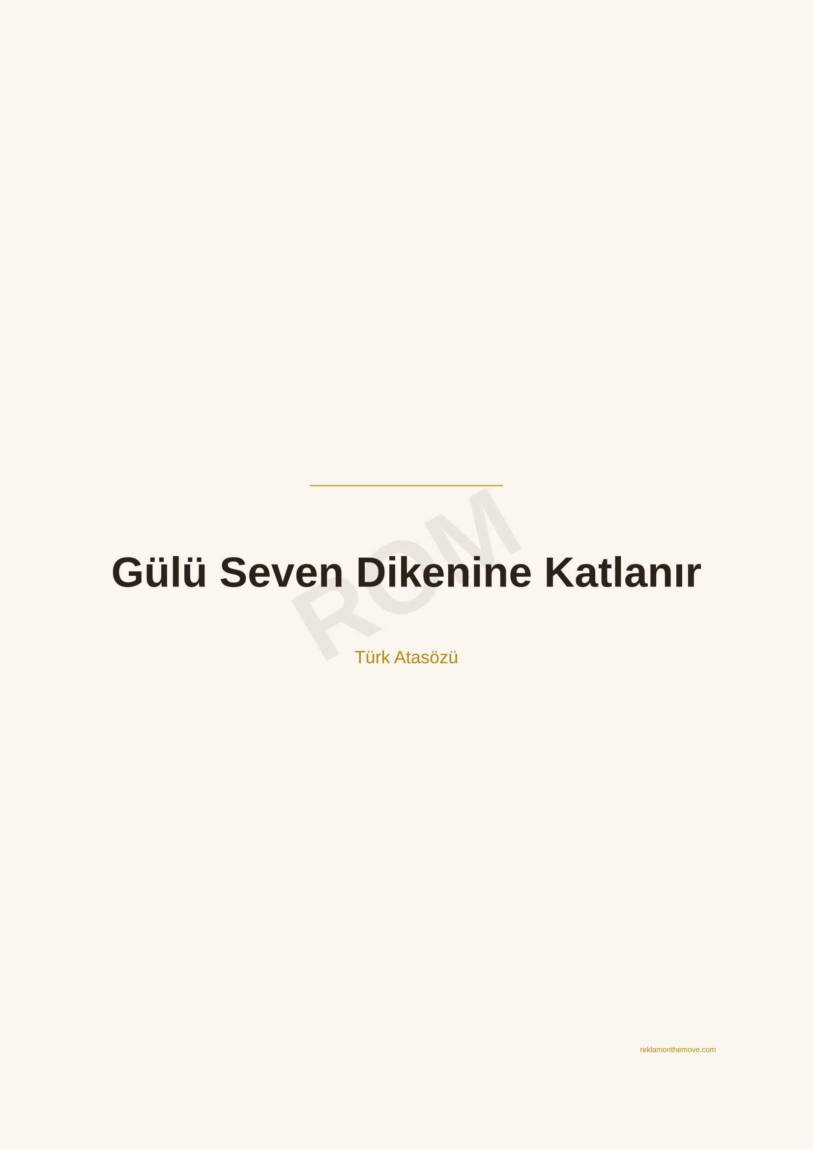 Gülü Seven Dikenine Katlanır · Espresso — ROM dijital ürün önizlemesi (filigranlı)
