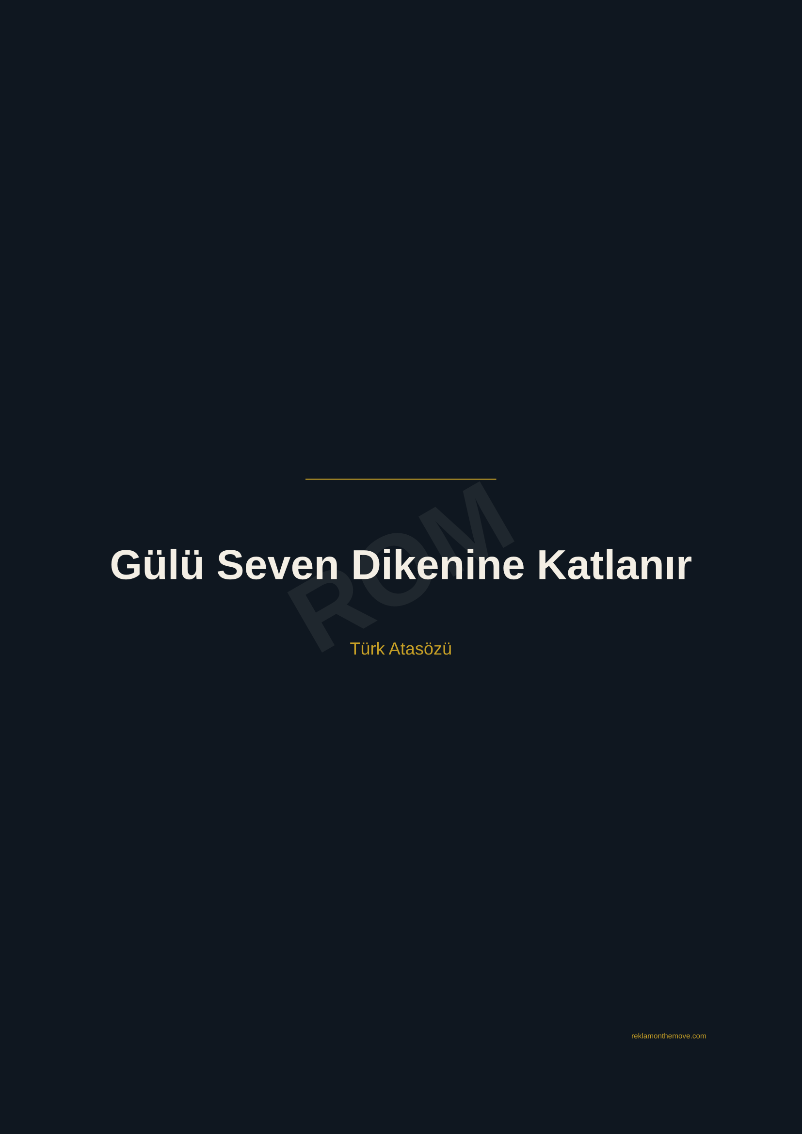 Gülü Seven Dikenine Katlanır · Gece — ROM dijital ürün önizlemesi (filigranlı)
