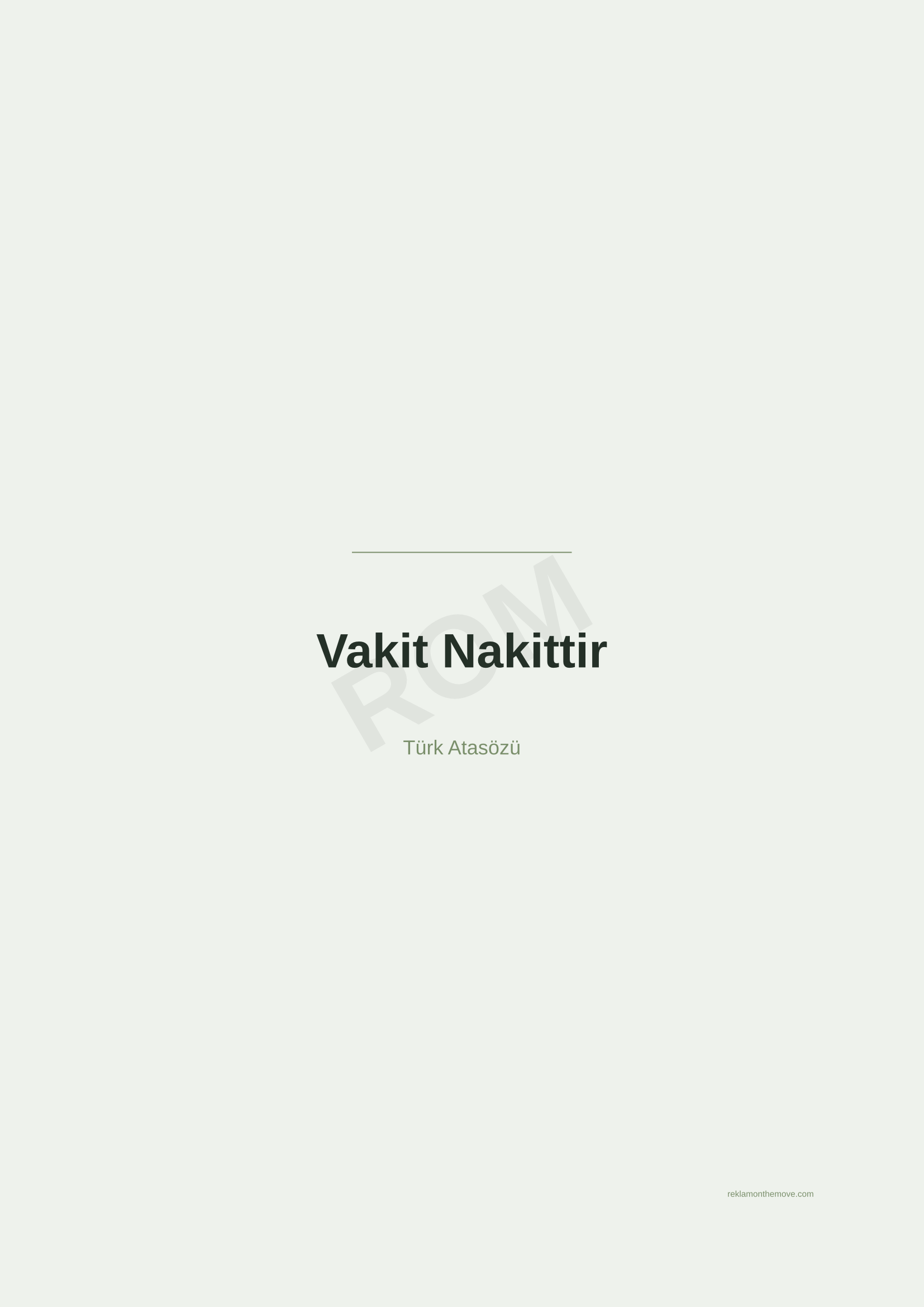 Vakit Nakittir · Adaçayı · A2 — ROM dijital ürün önizlemesi (filigranlı)