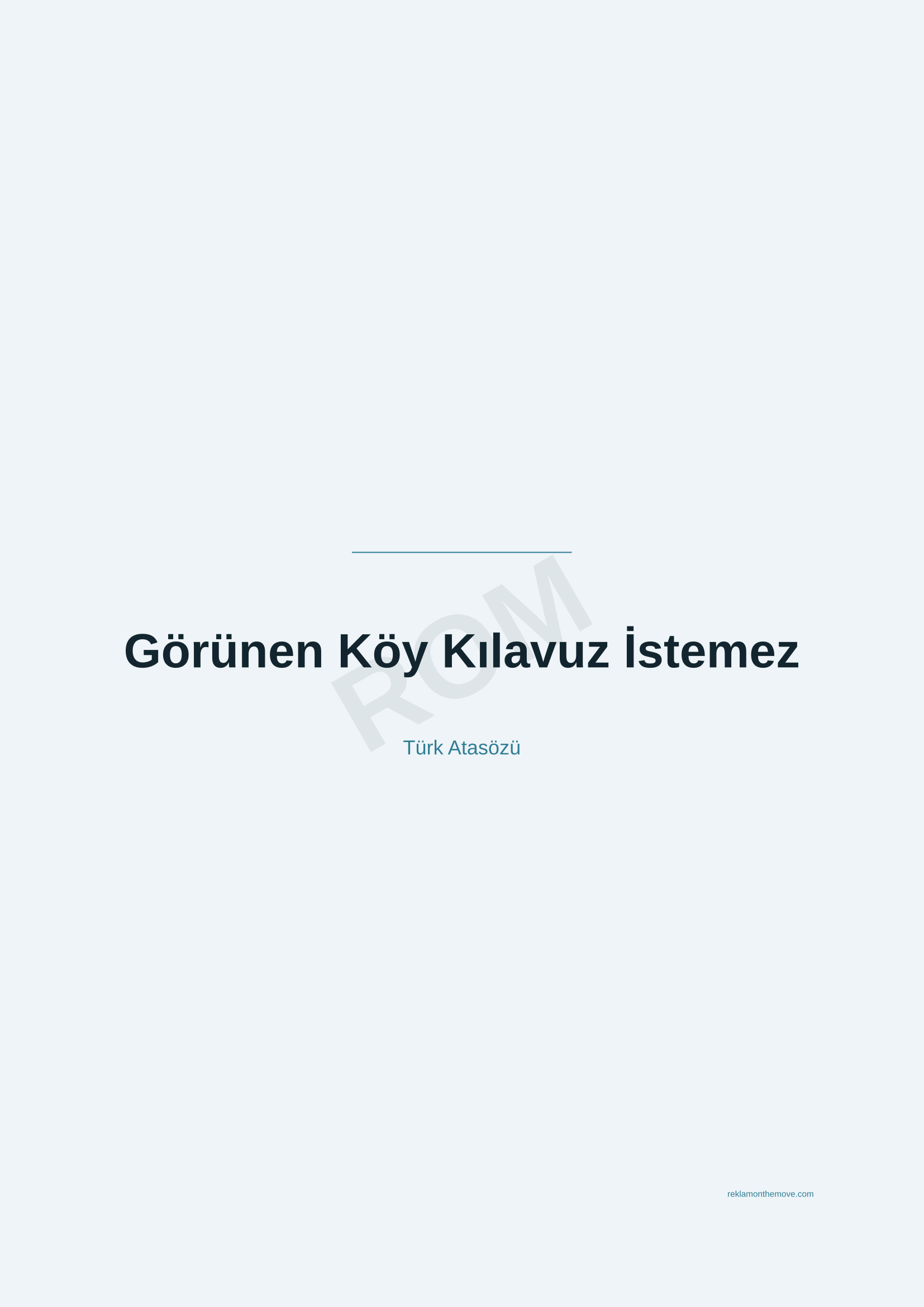 Görünen Köy Kılavuz İstemez · Okyanus · A2 — ROM dijital ürün önizlemesi (filigranlı)