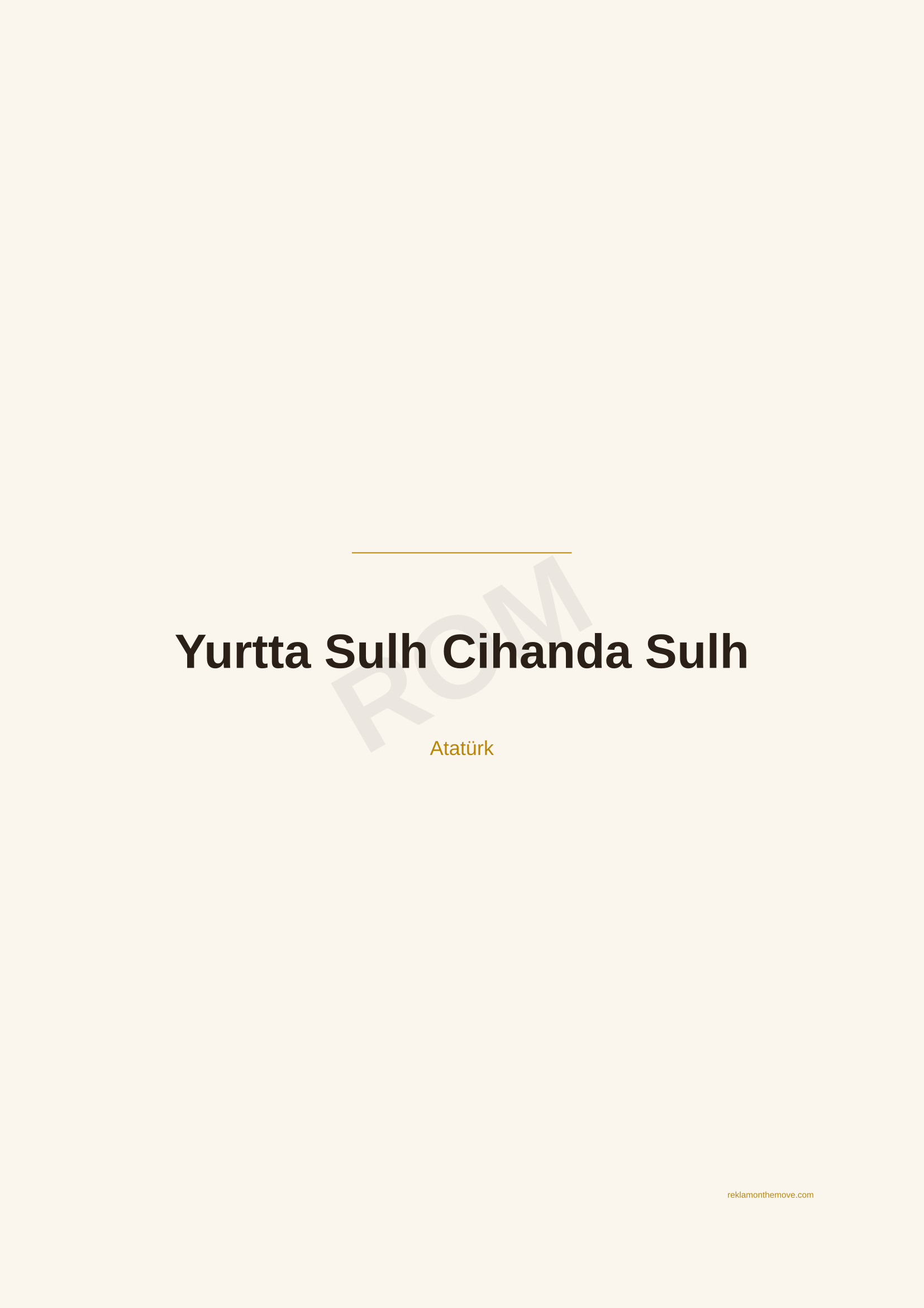 Yurtta Sulh Cihanda Sulh · Espresso — ROM dijital ürün önizlemesi (filigranlı)