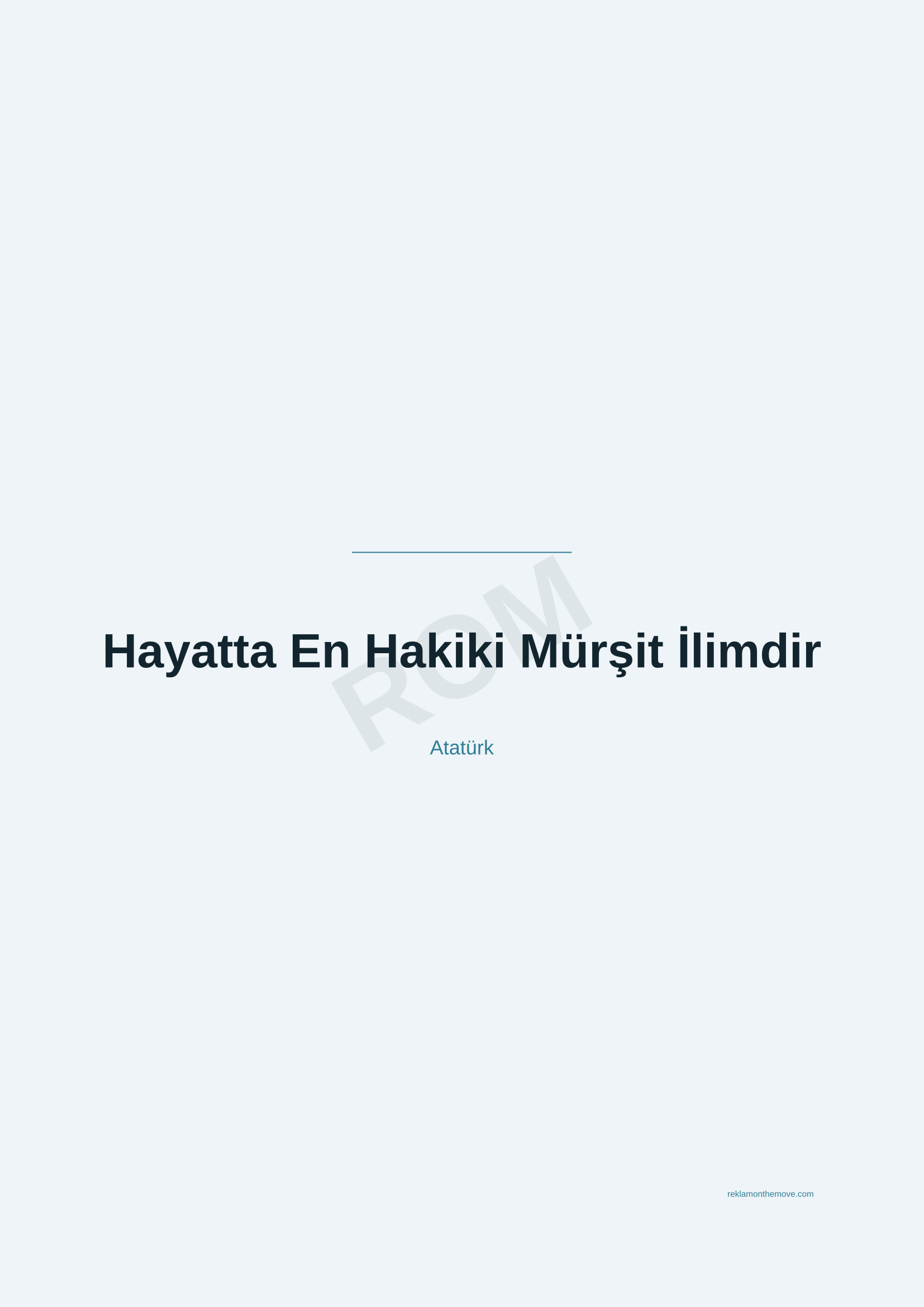 Hayatta En Hakiki Mürşit İlimdir · Okyanus — ROM dijital ürün önizlemesi (filigranlı)