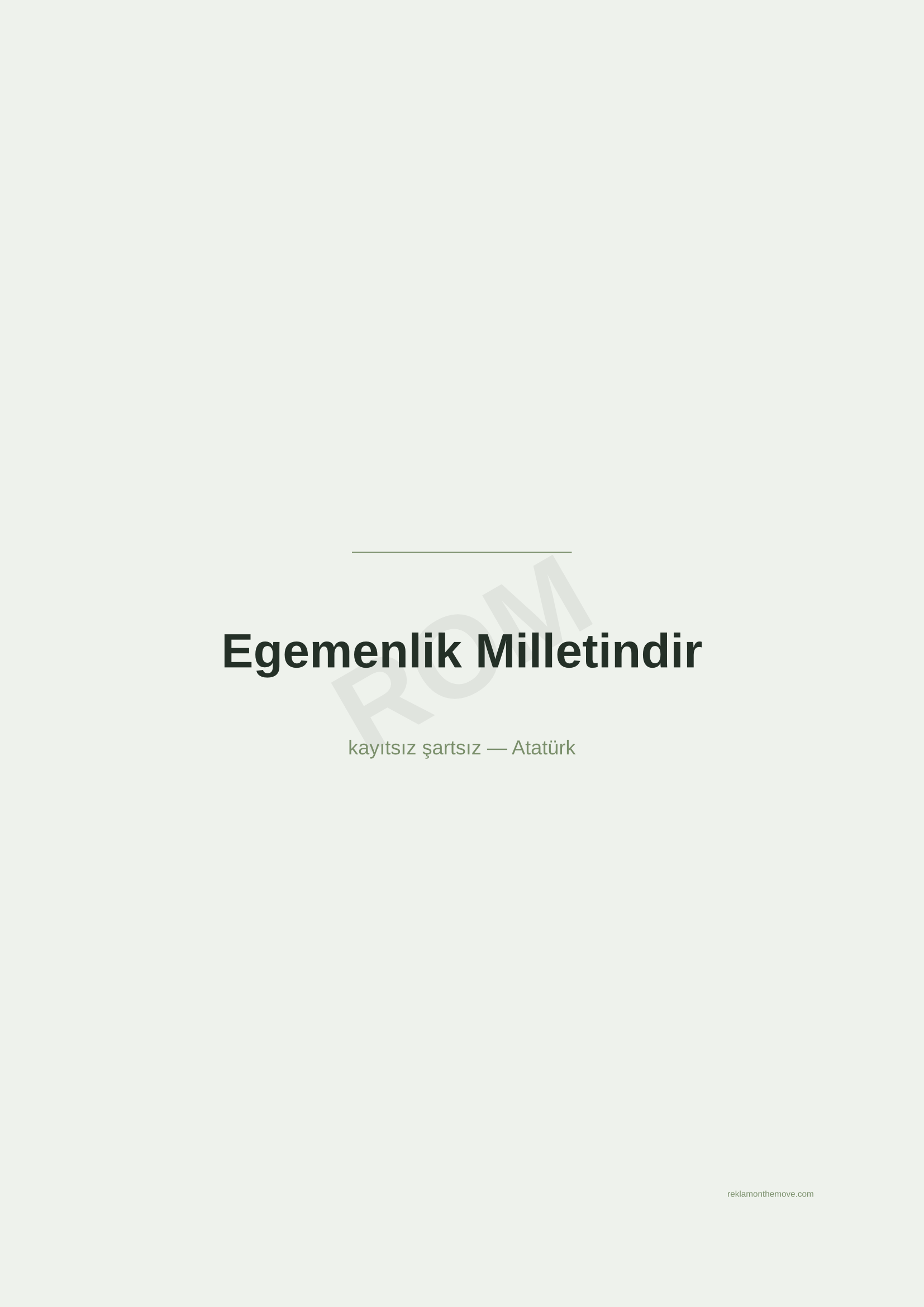 Egemenlik Milletindir · Adaçayı — ROM dijital ürün önizlemesi (filigranlı)