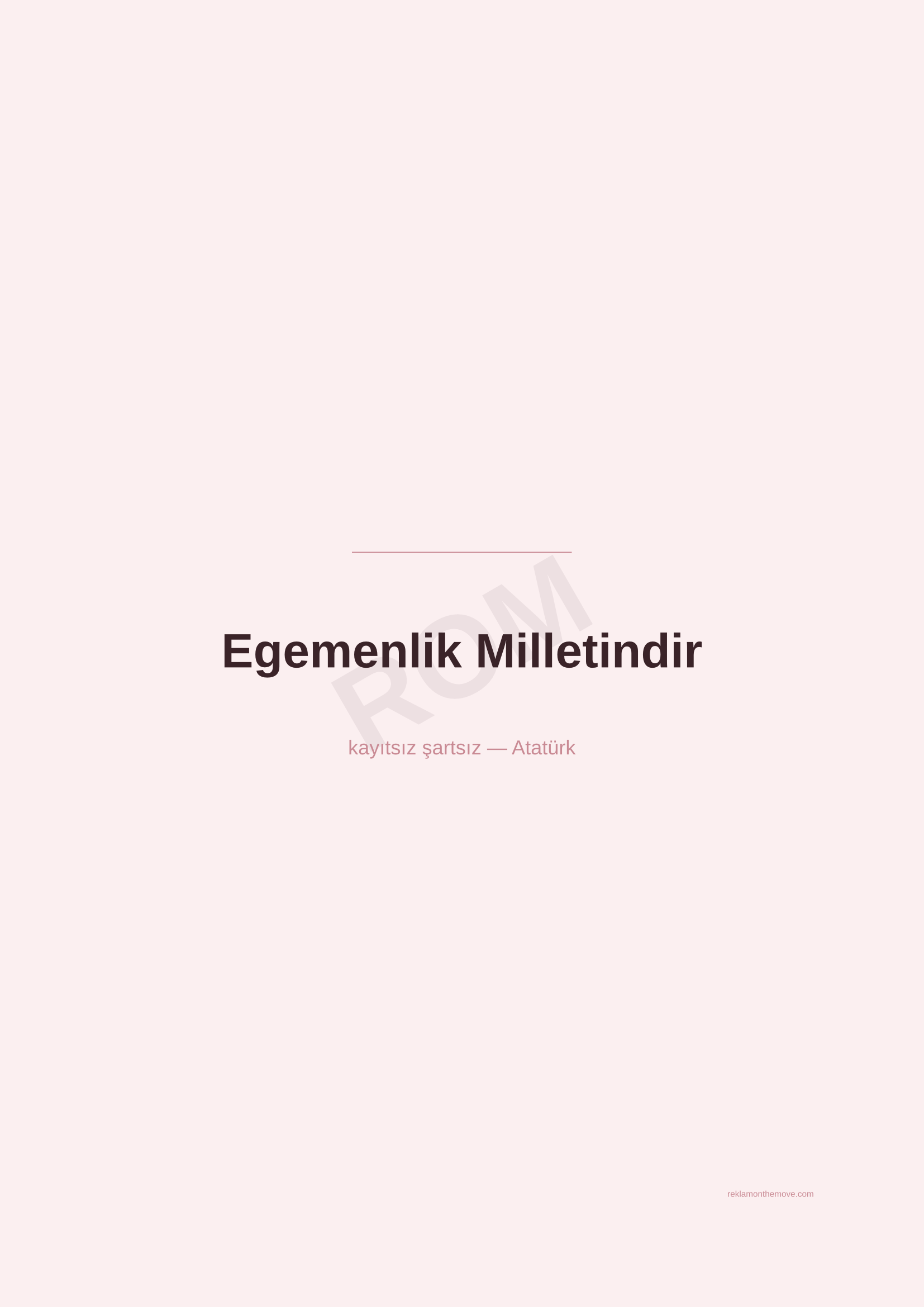 Egemenlik Milletindir · Gül — ROM dijital ürün önizlemesi (filigranlı)