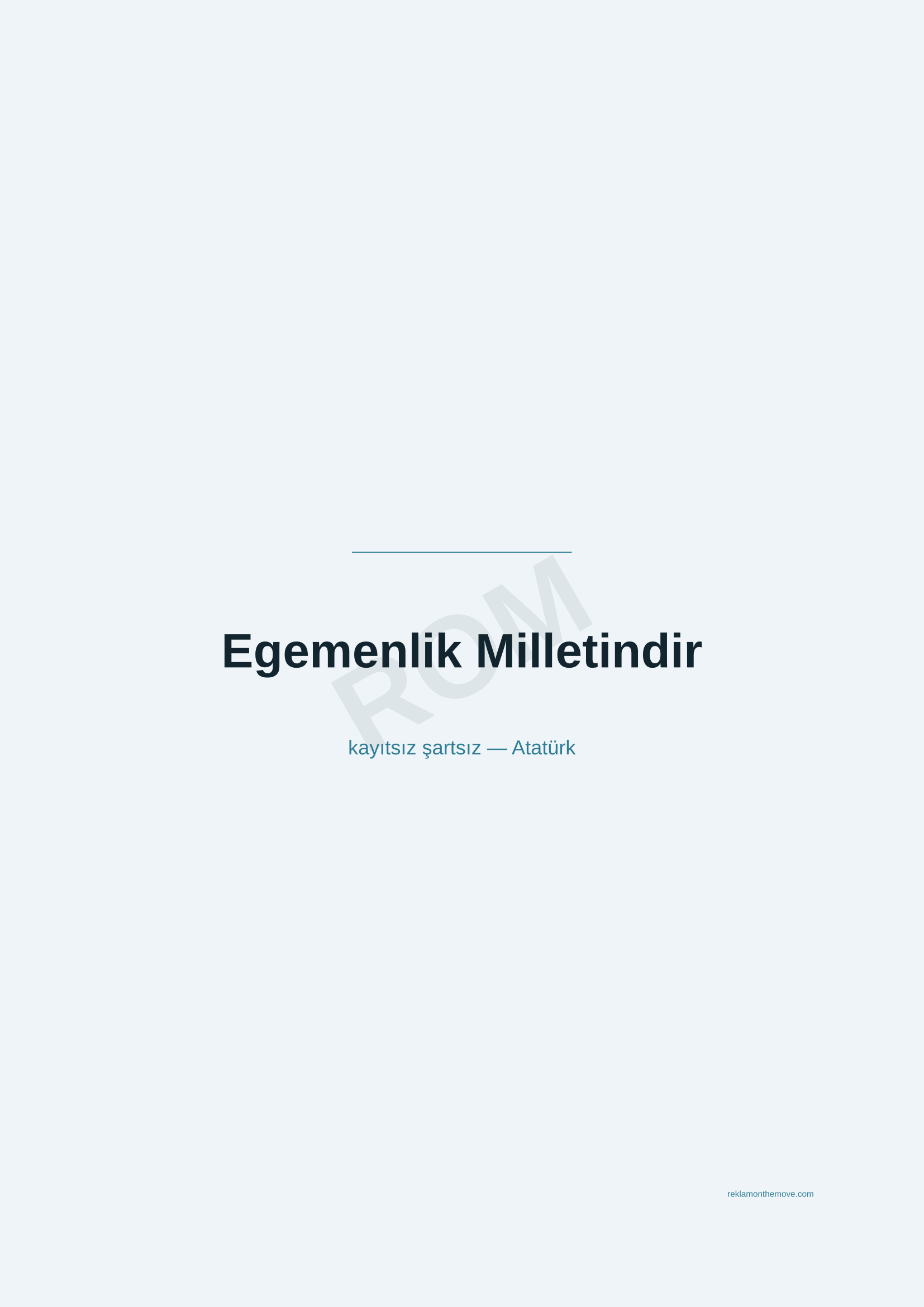 Egemenlik Milletindir · Okyanus — ROM dijital ürün önizlemesi (filigranlı)