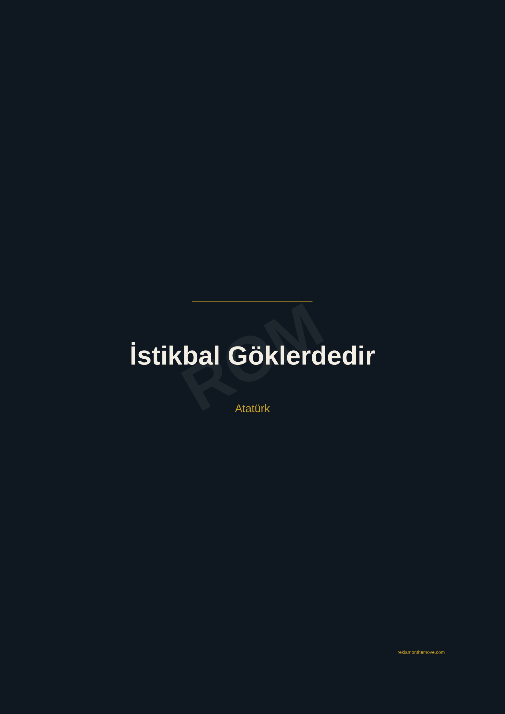 İstikbal Göklerdedir · Gece — ROM dijital ürün önizlemesi (filigranlı)