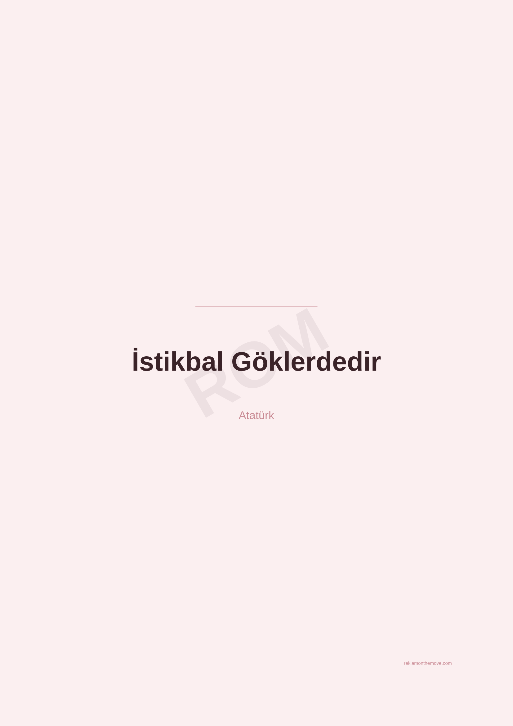 İstikbal Göklerdedir · Gül — ROM dijital ürün önizlemesi (filigranlı)