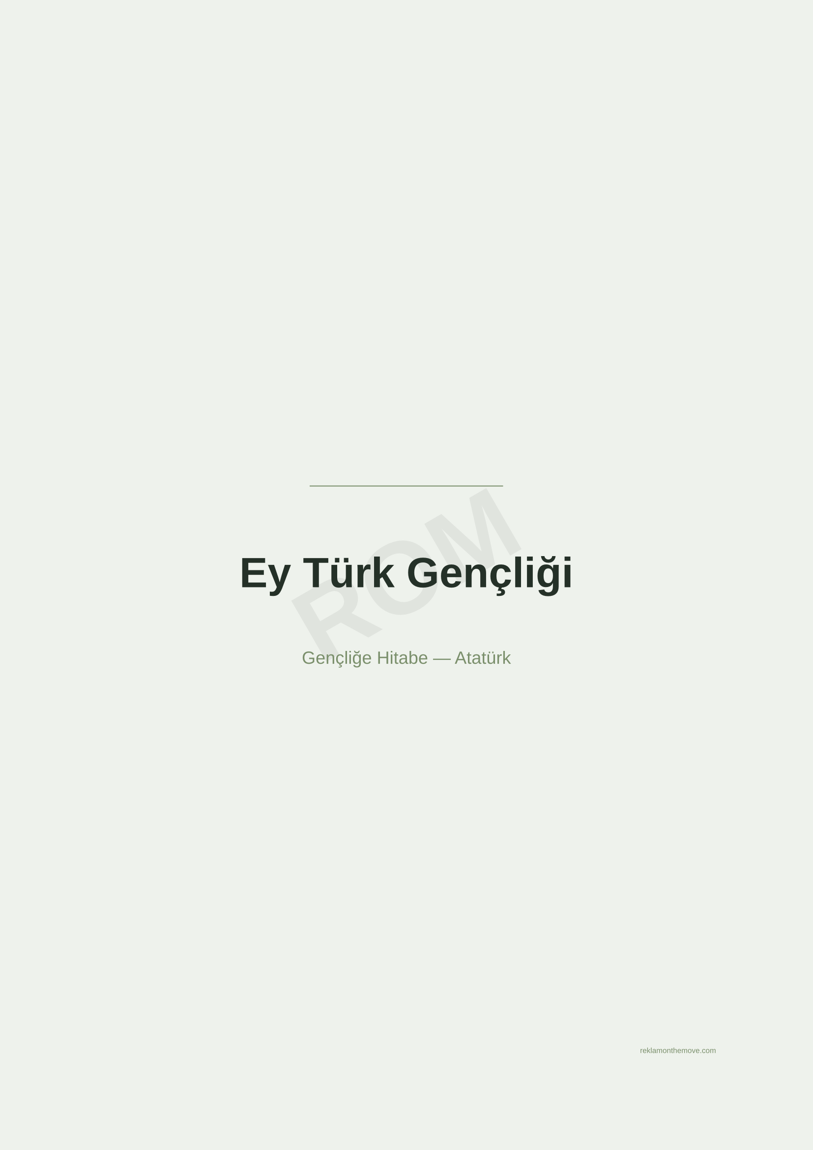 Ey Türk Gençliği · Adaçayı — ROM dijital ürün önizlemesi (filigranlı)
