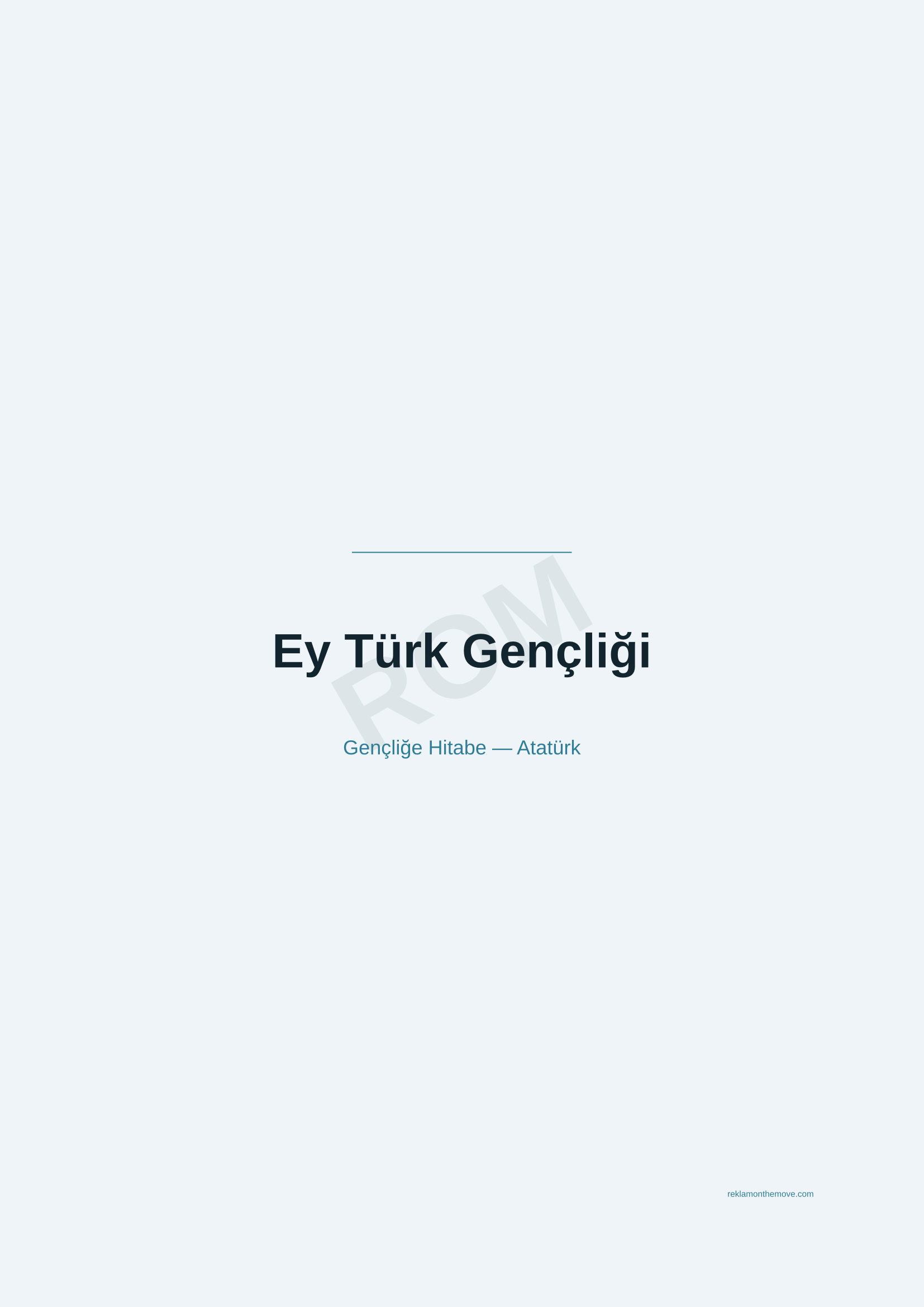 Ey Türk Gençliği · Okyanus — ROM dijital ürün önizlemesi (filigranlı)