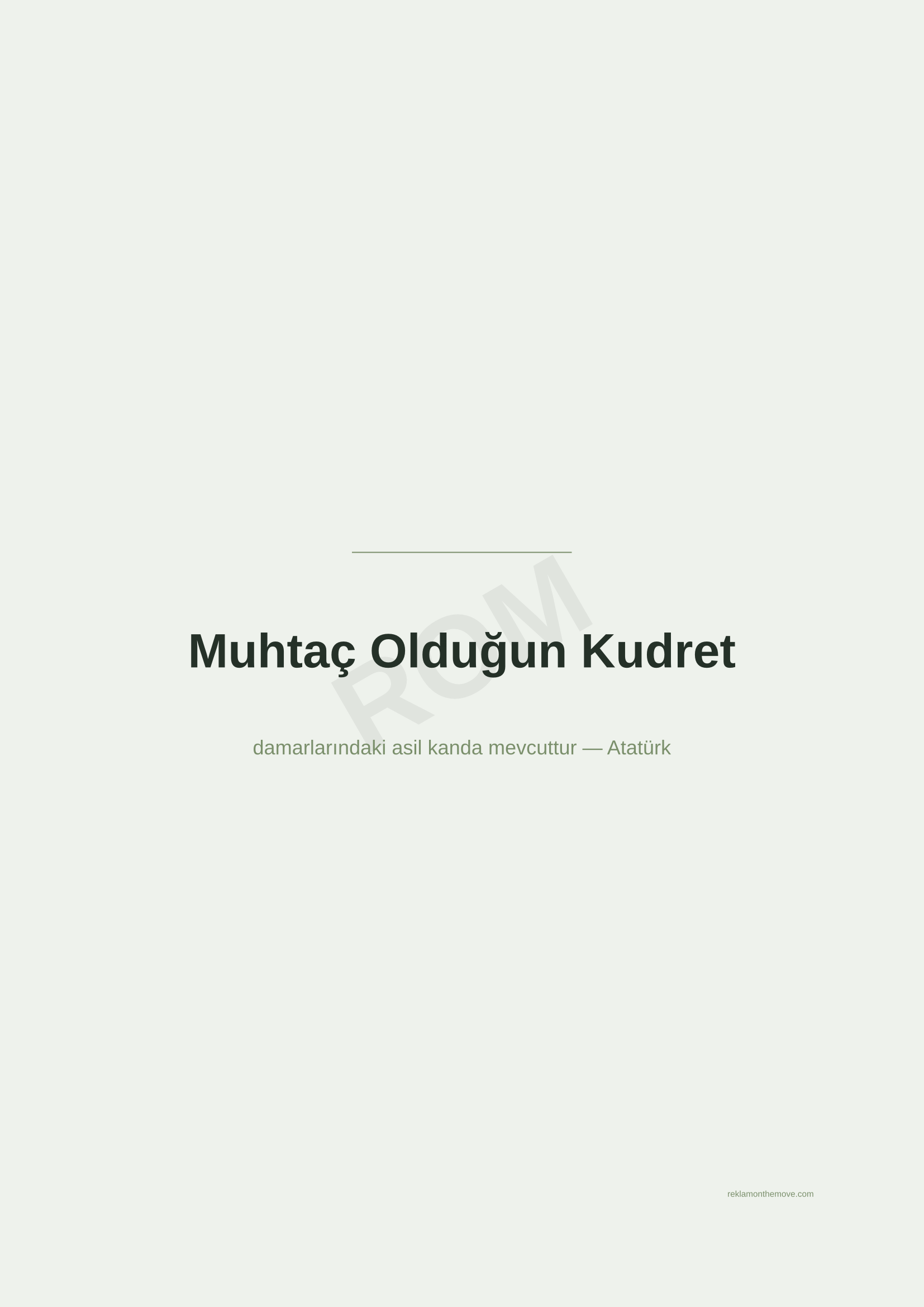 Muhtaç Olduğun Kudret · Adaçayı — ROM dijital ürün önizlemesi (filigranlı)
