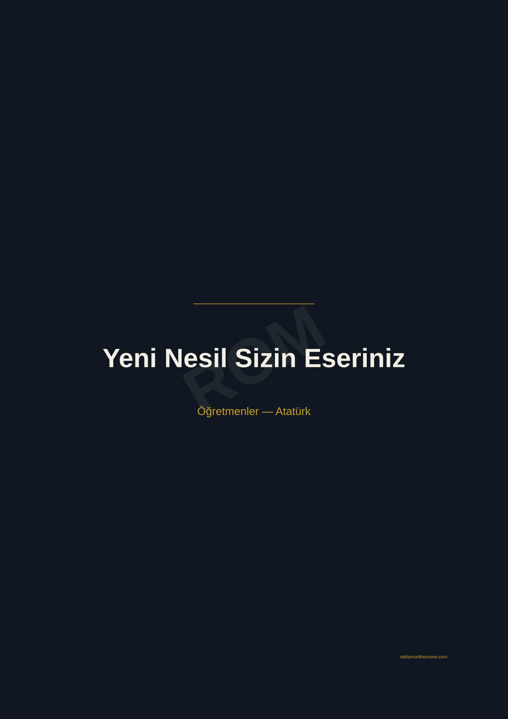 Yeni Nesil Sizin Eseriniz · Gece — ROM dijital ürün önizlemesi (filigranlı)