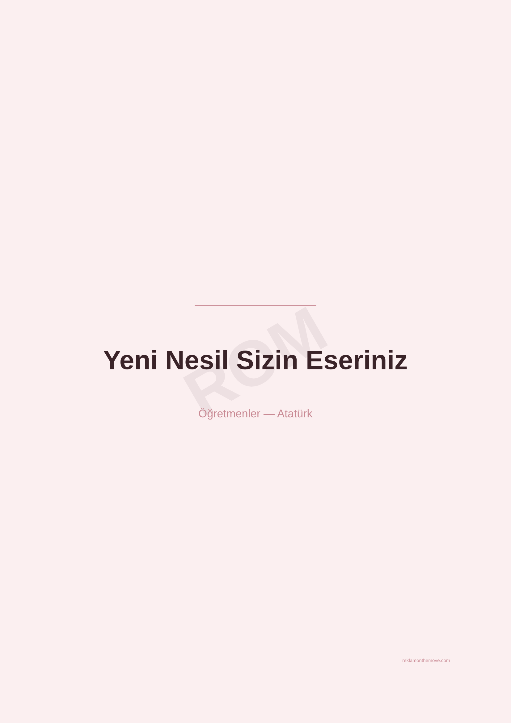 Yeni Nesil Sizin Eseriniz · Gül — ROM dijital ürün önizlemesi (filigranlı)