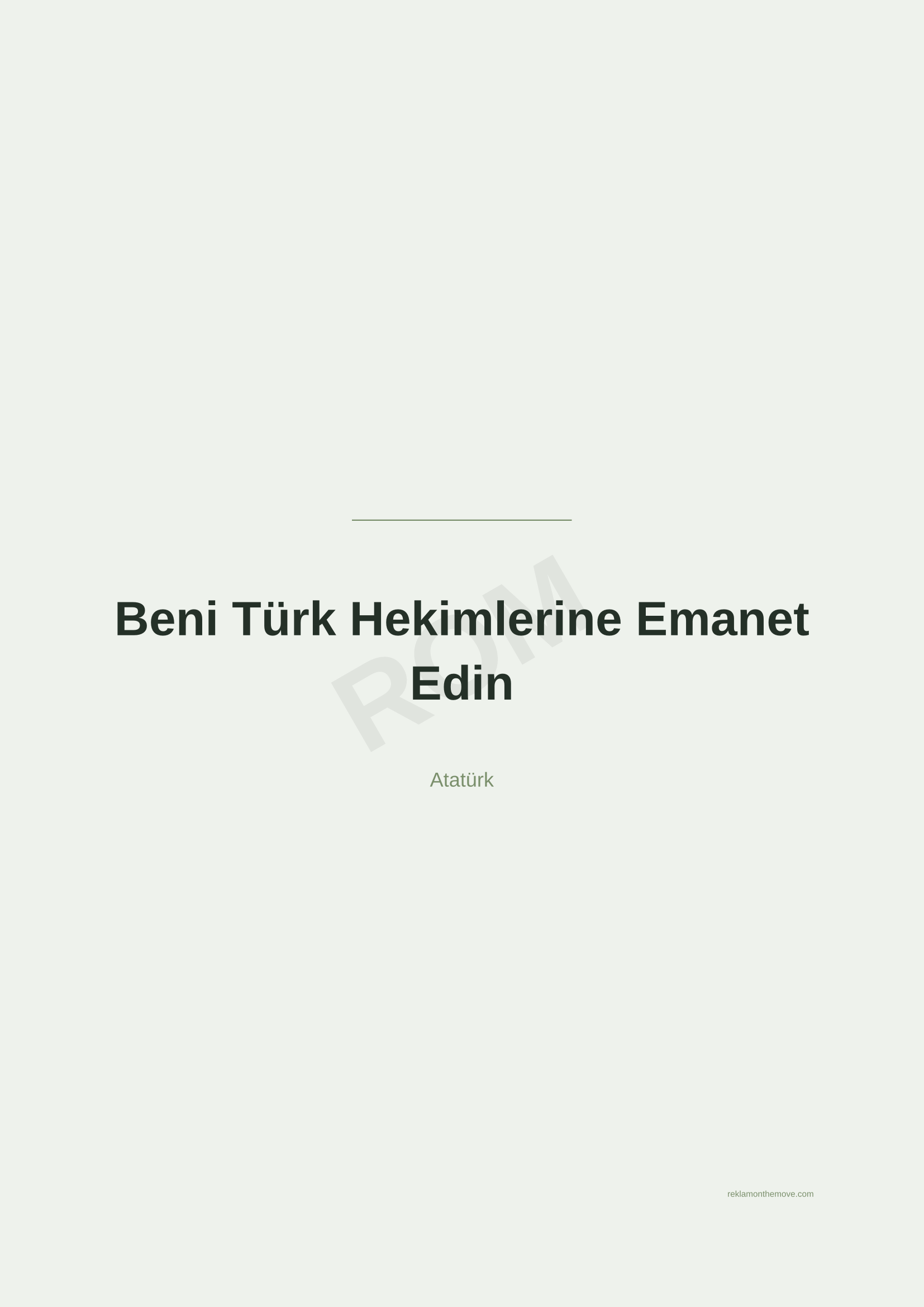 Beni Türk Hekimlerine Emanet Edin · Adaçayı — ROM dijital ürün önizlemesi (filigranlı)
