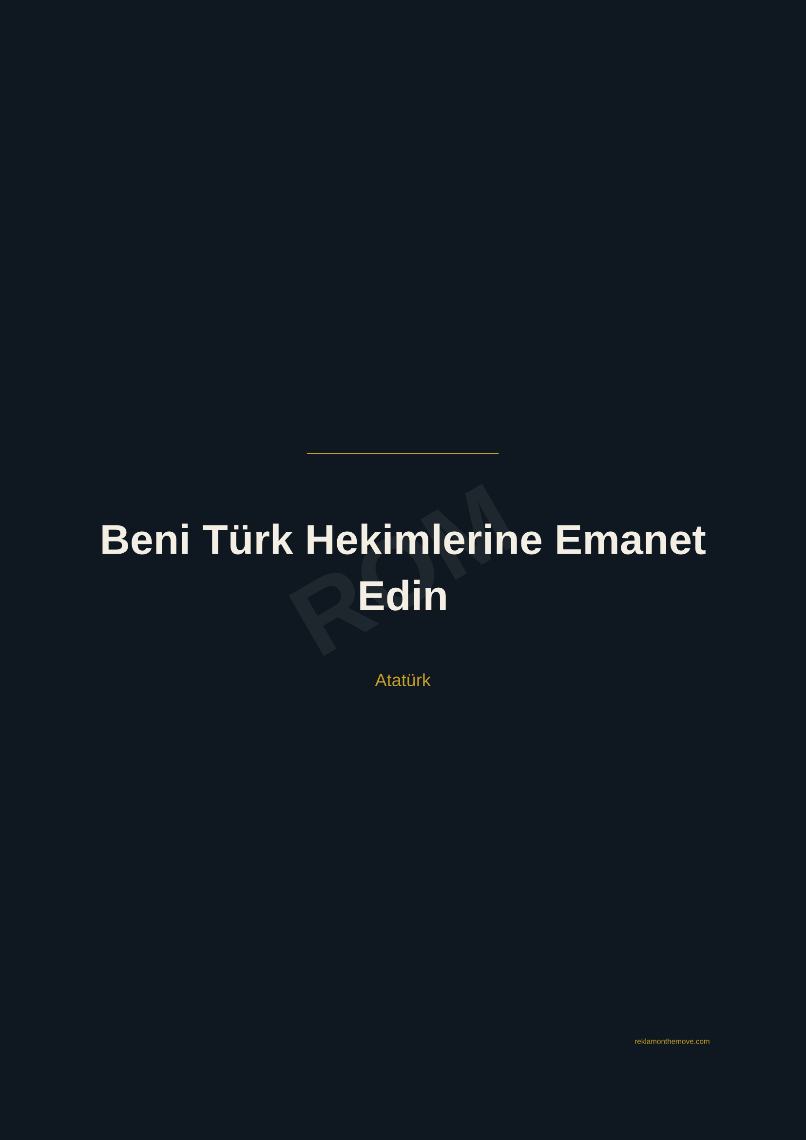 Beni Türk Hekimlerine Emanet Edin · Gece — ROM dijital ürün önizlemesi (filigranlı)