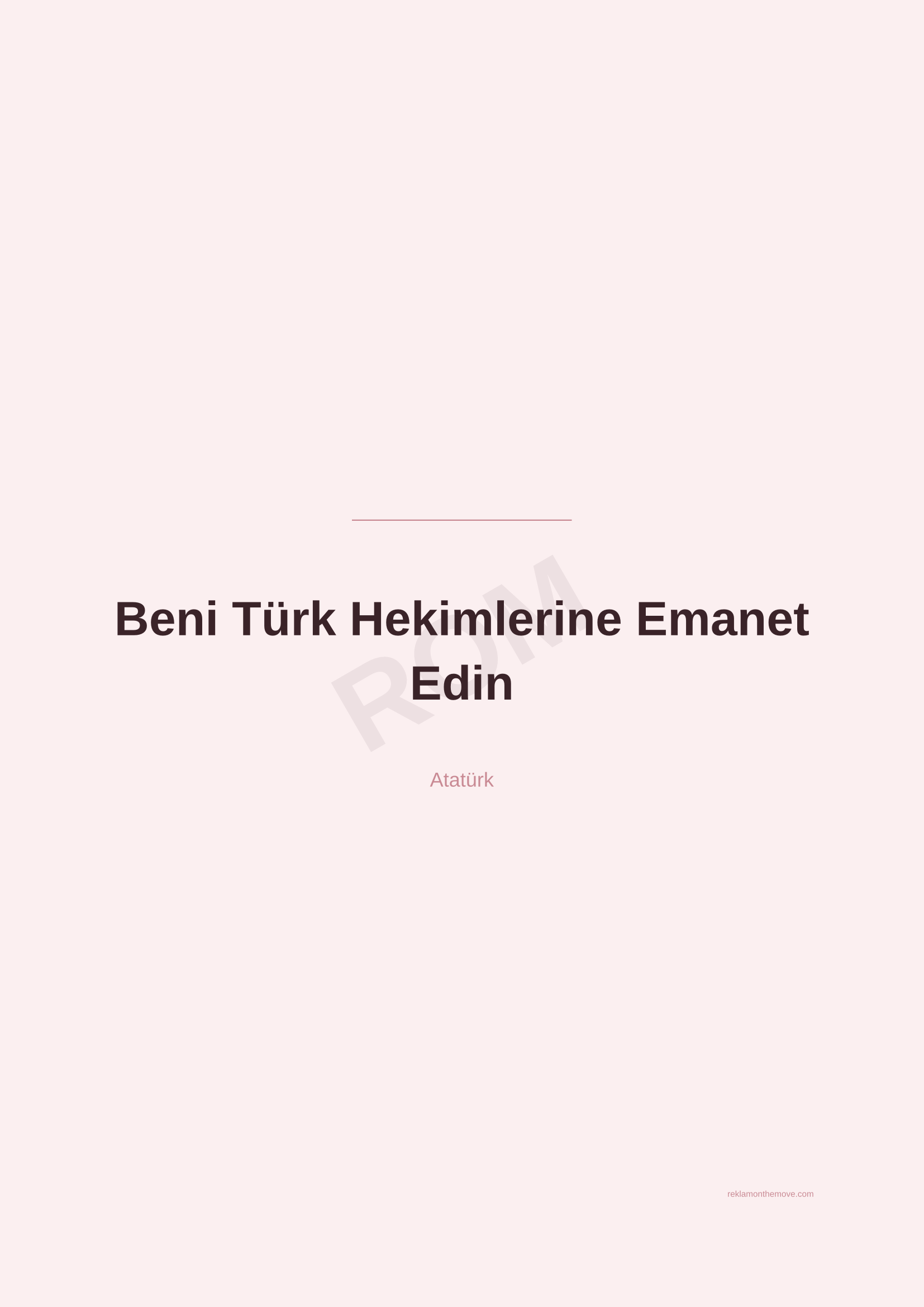 Beni Türk Hekimlerine Emanet Edin · Gül — ROM dijital ürün önizlemesi (filigranlı)
