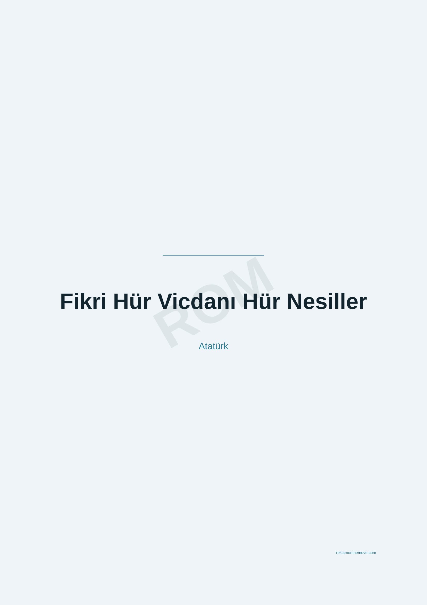 Fikri Hür Vicdanı Hür Nesiller · Okyanus — ROM dijital ürün önizlemesi (filigranlı)
