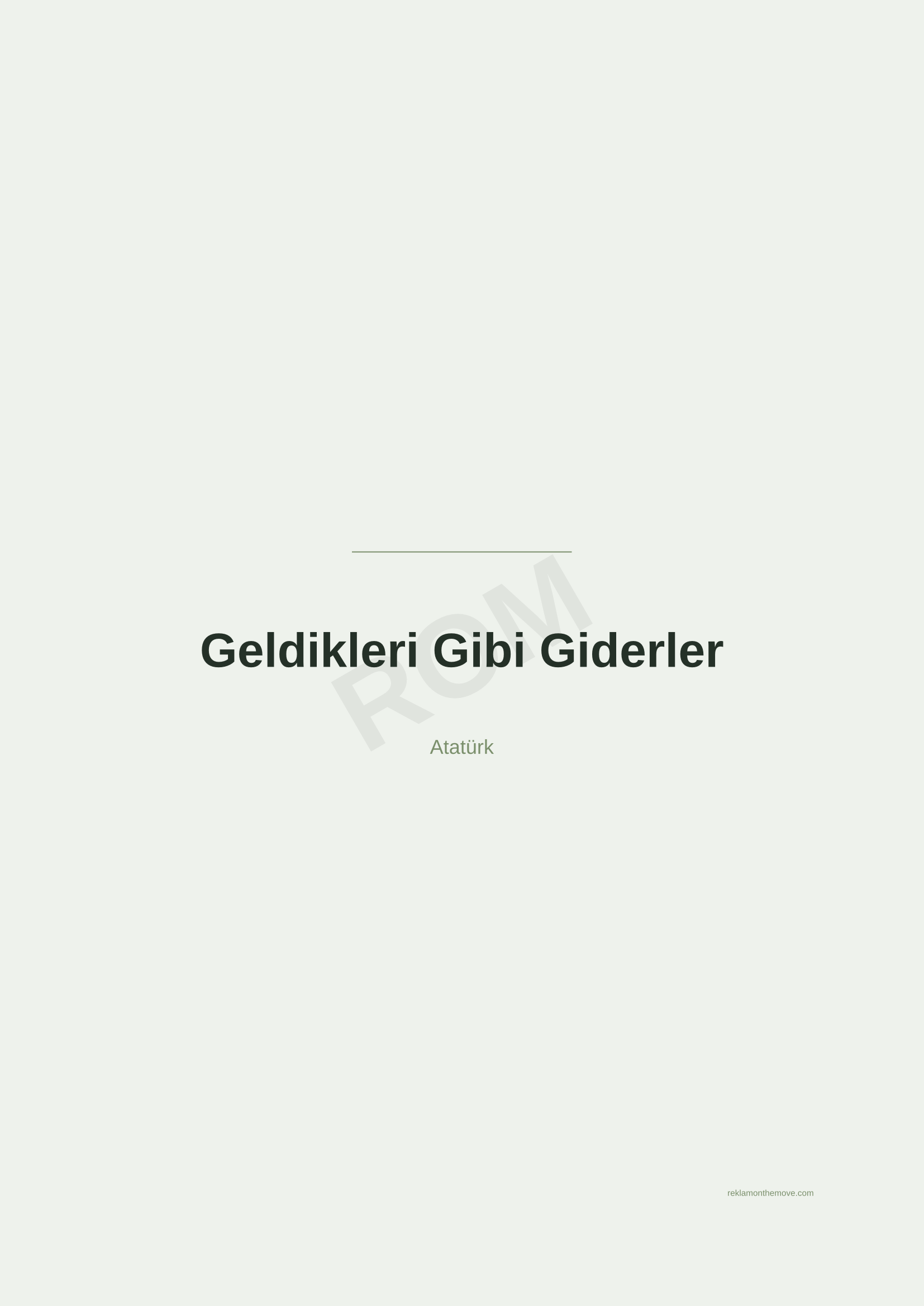 Geldikleri Gibi Giderler · Adaçayı — ROM dijital ürün önizlemesi (filigranlı)