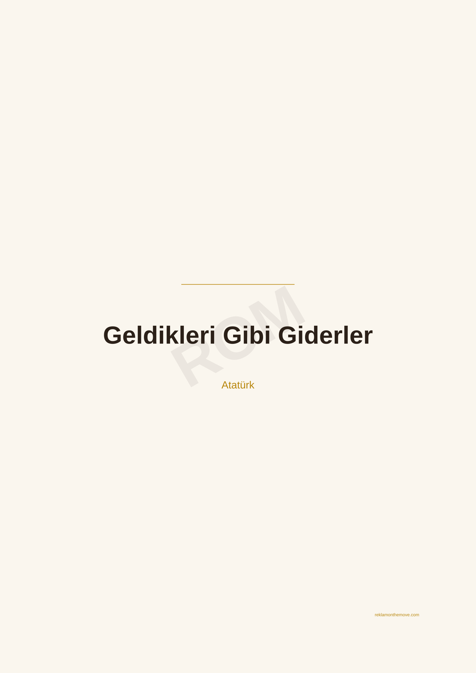 Geldikleri Gibi Giderler · Espresso — ROM dijital ürün önizlemesi (filigranlı)