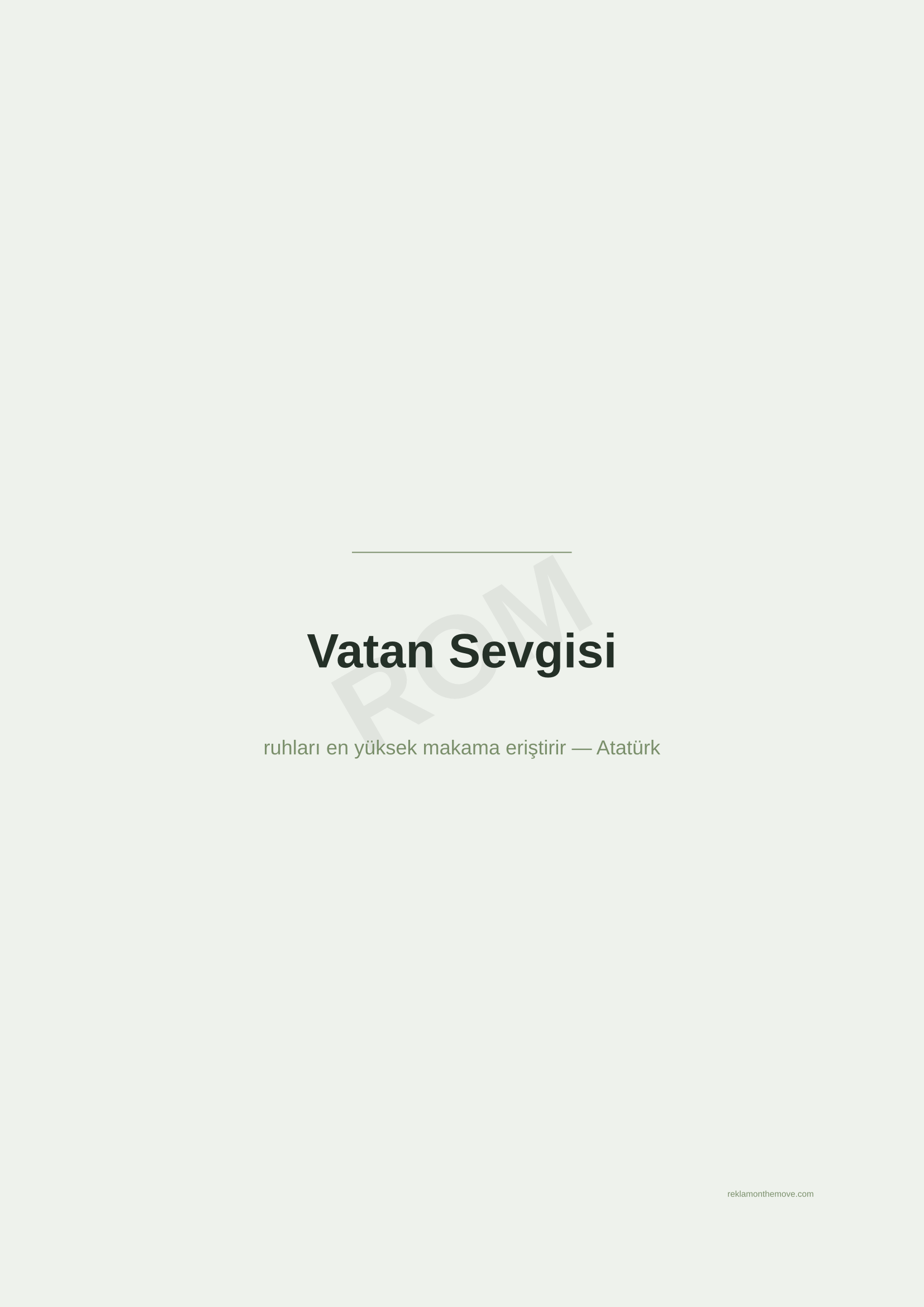Vatan Sevgisi · Adaçayı — ROM dijital ürün önizlemesi (filigranlı)