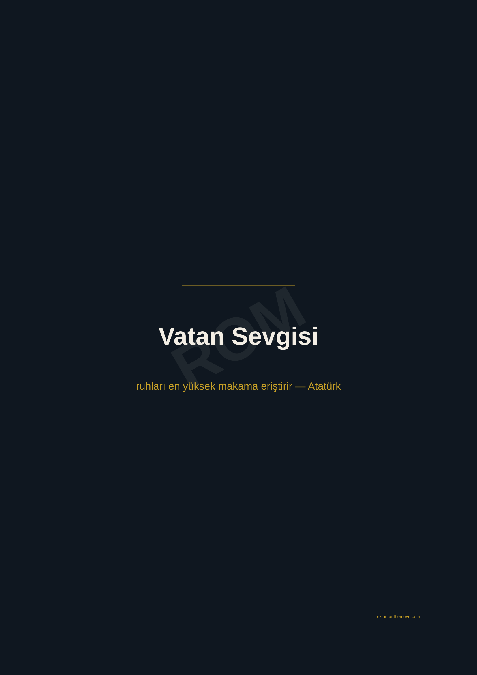 Vatan Sevgisi · Gece — ROM dijital ürün önizlemesi (filigranlı)