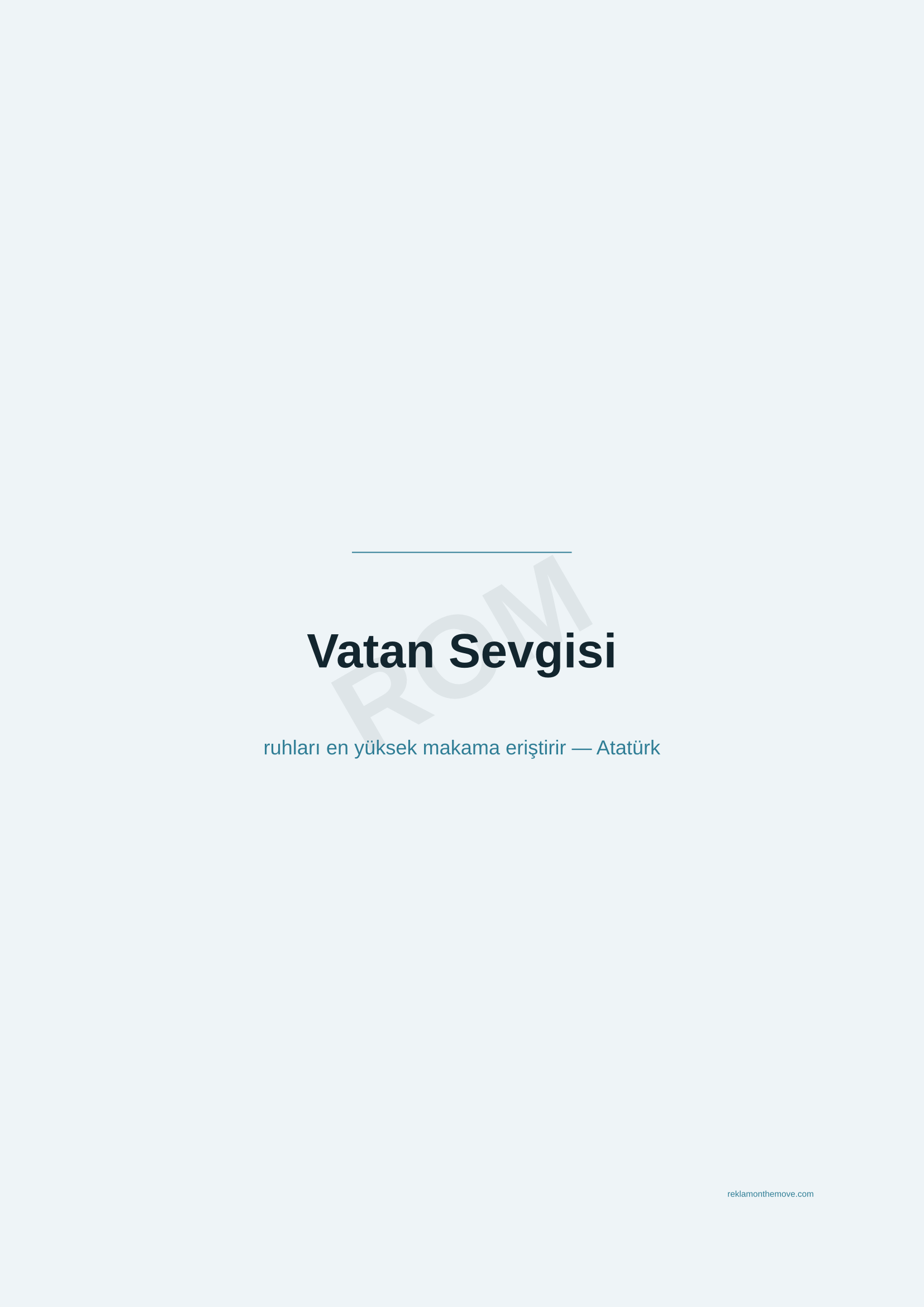 Vatan Sevgisi · Okyanus — ROM dijital ürün önizlemesi (filigranlı)
