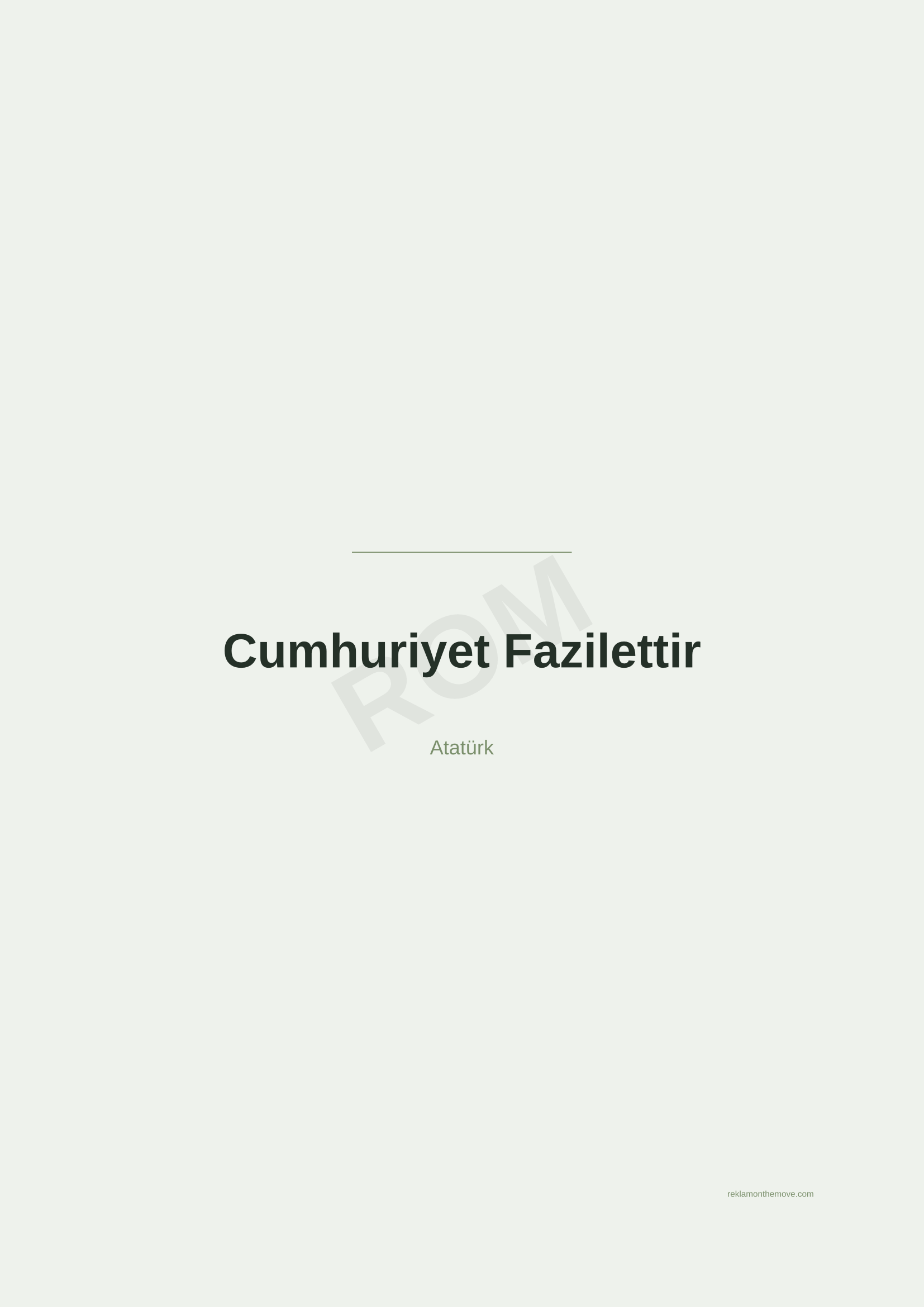 Cumhuriyet Fazilettir · Adaçayı — ROM dijital ürün önizlemesi (filigranlı)