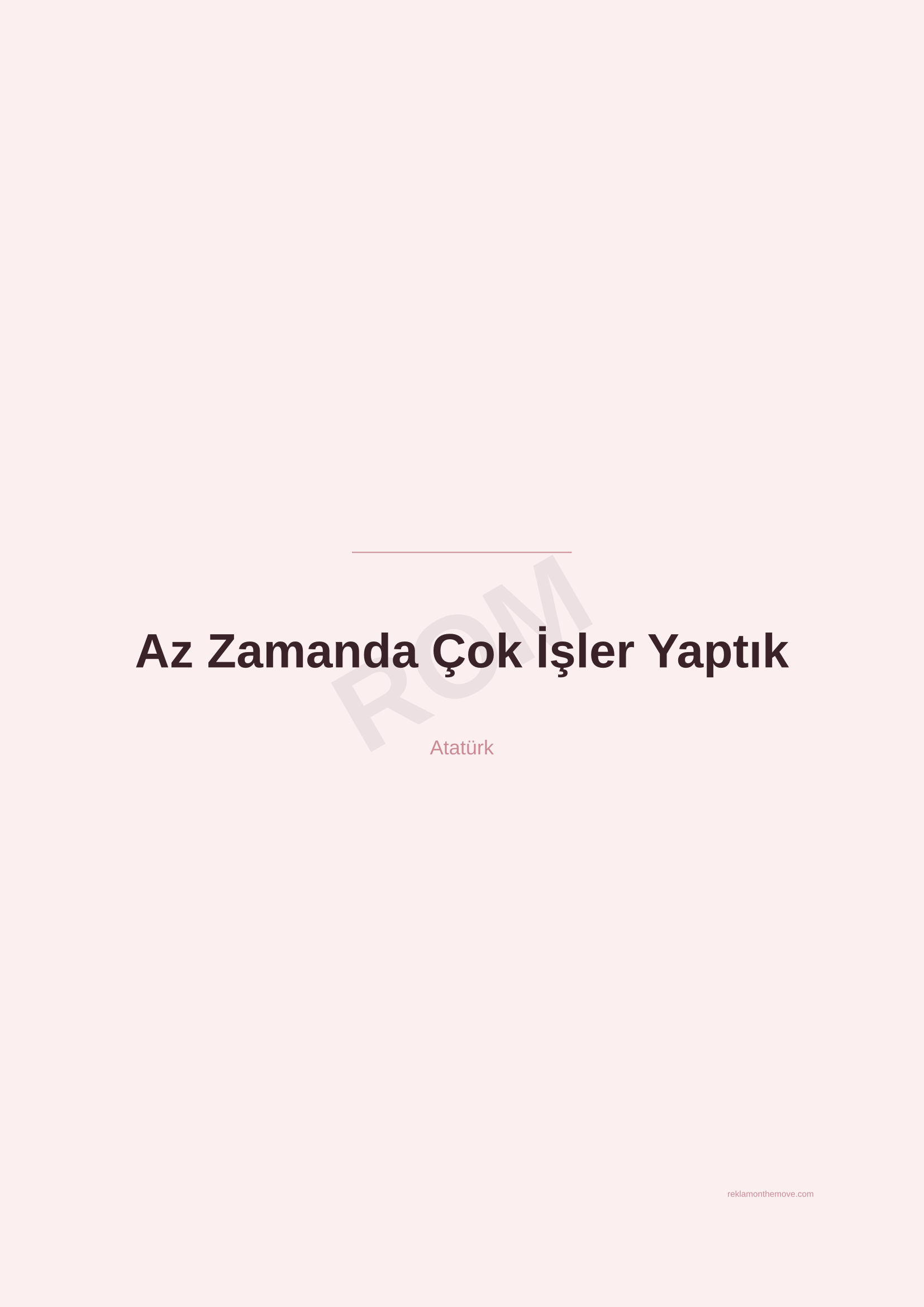 Az Zamanda Çok İşler Yaptık · Gül — ROM dijital ürün önizlemesi (filigranlı)
