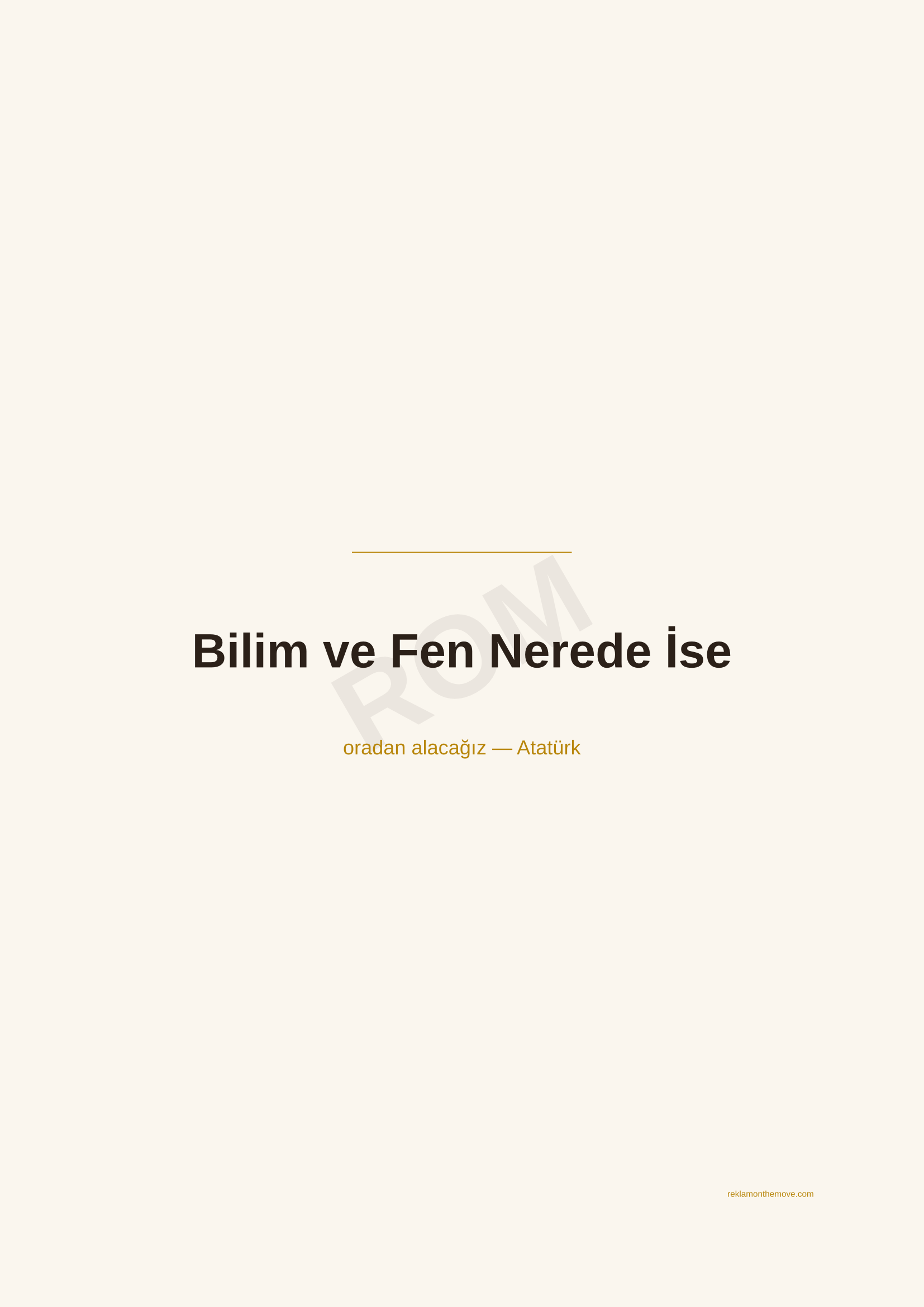 Bilim ve Fen Nerede İse · Espresso — ROM dijital ürün önizlemesi (filigranlı)