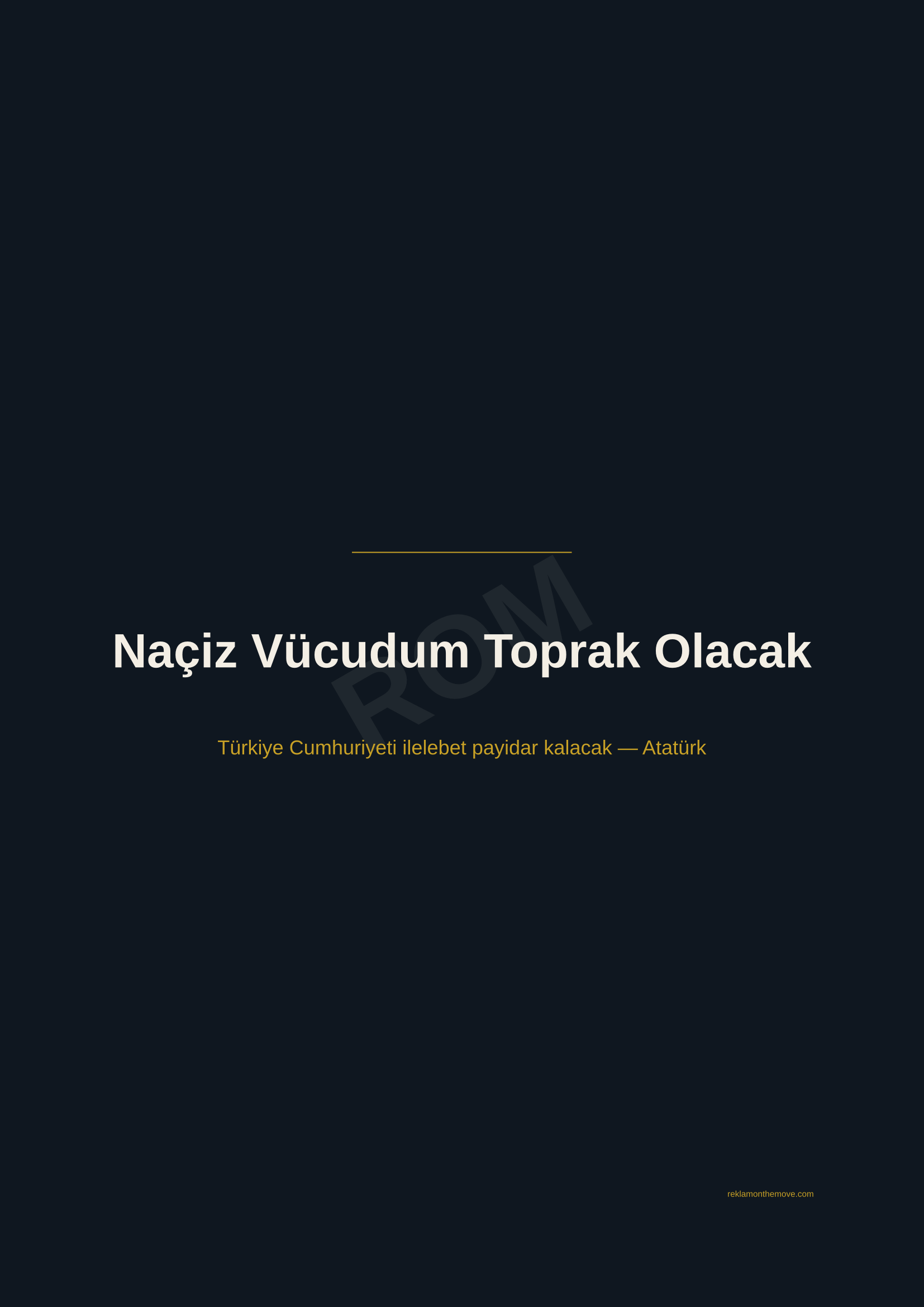 Naçiz Vücudum Toprak Olacak · Gece — ROM dijital ürün önizlemesi (filigranlı)