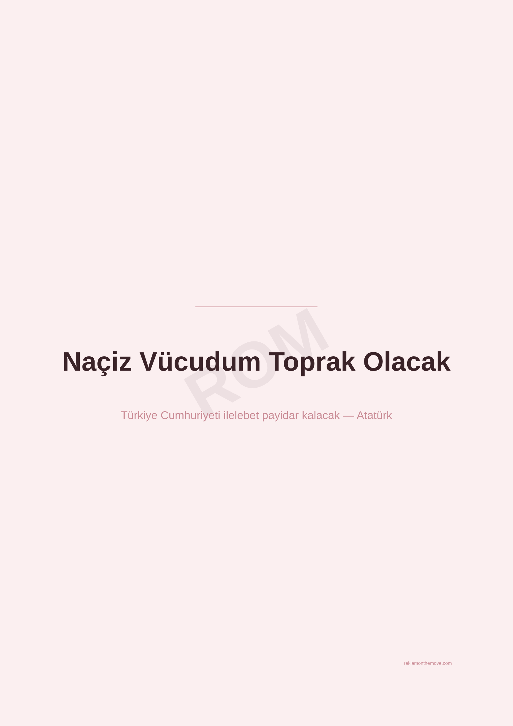 Naçiz Vücudum Toprak Olacak · Gül — ROM dijital ürün önizlemesi (filigranlı)