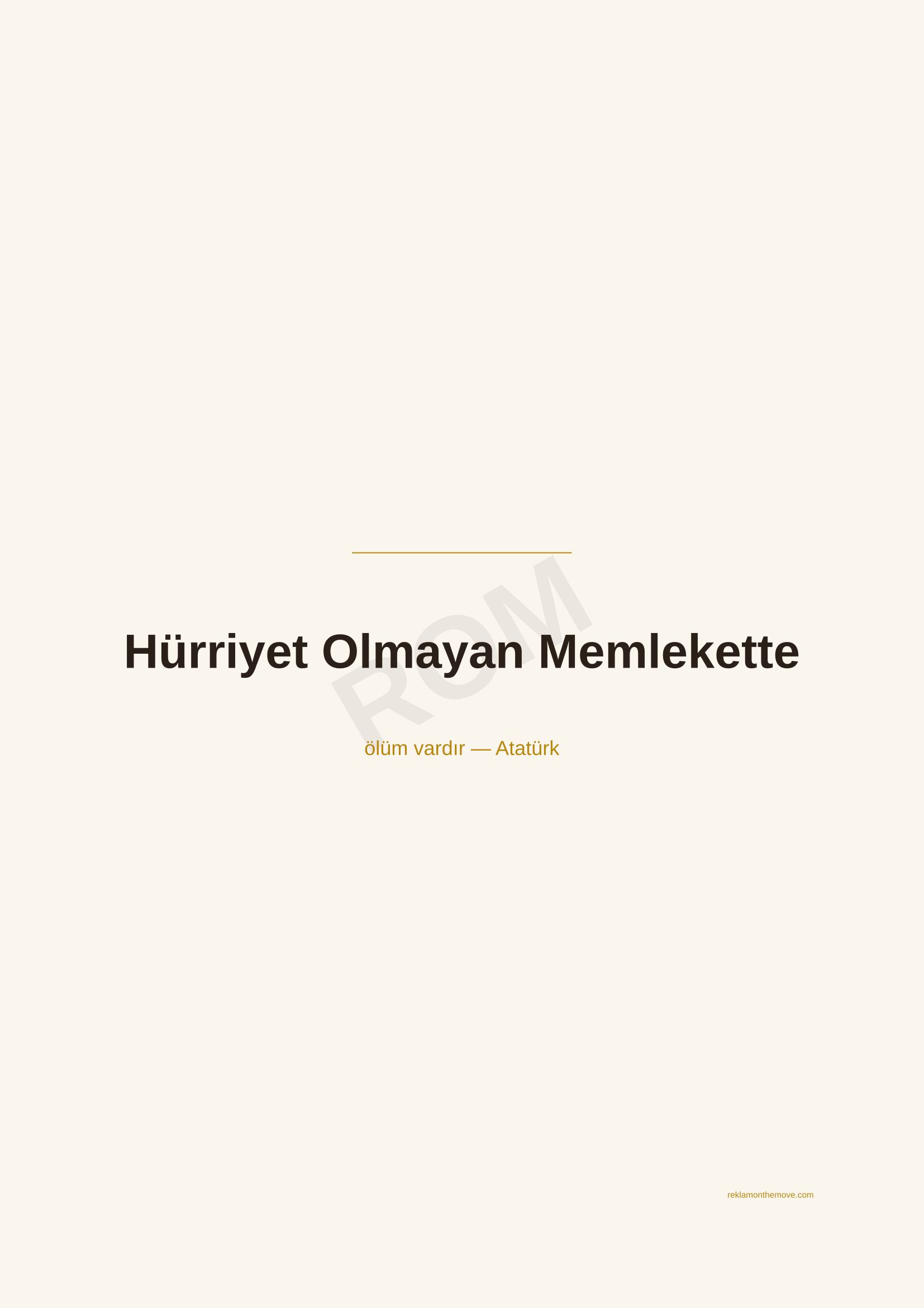 Hürriyet Olmayan Memlekette · Espresso — ROM dijital ürün önizlemesi (filigranlı)