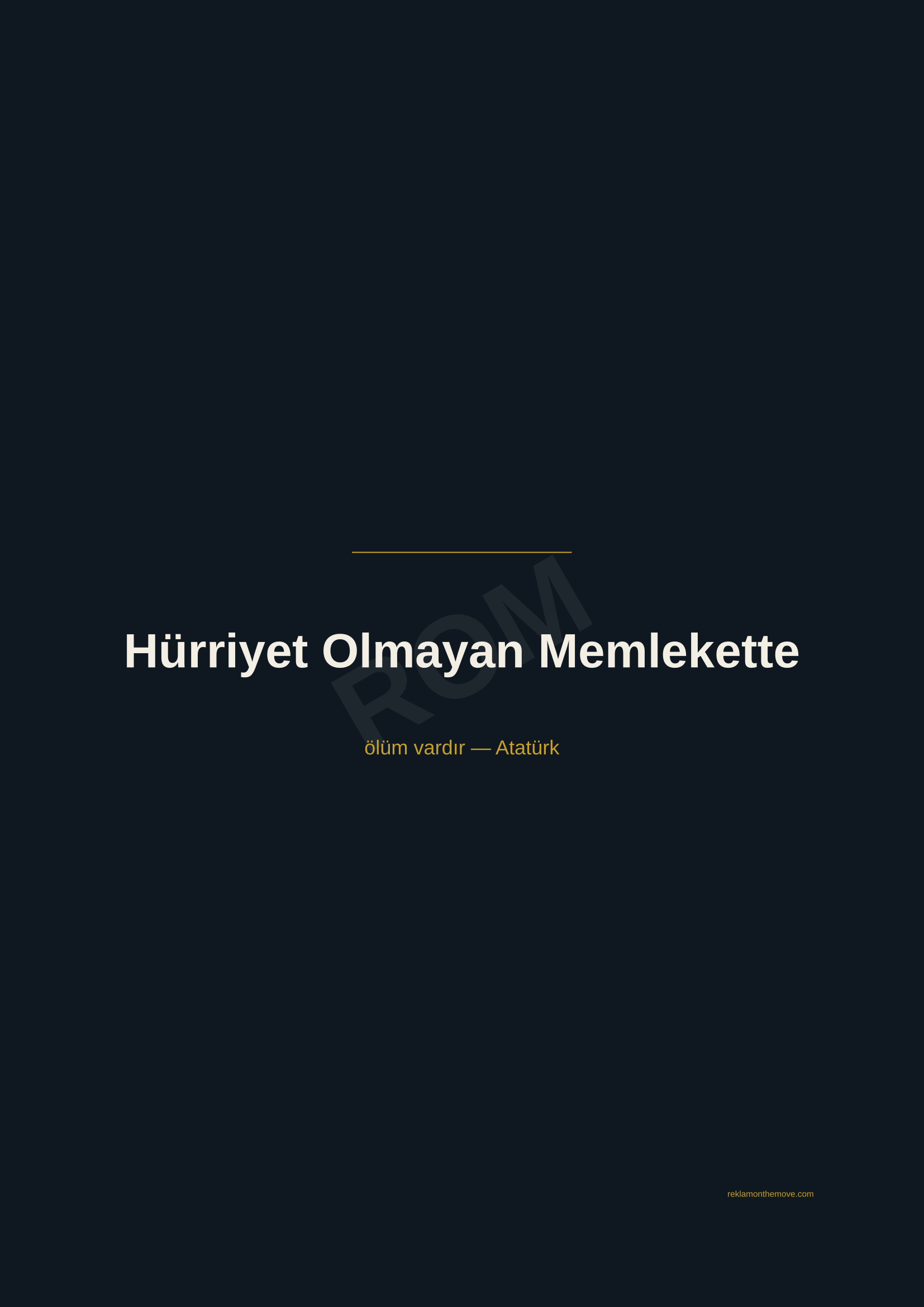Hürriyet Olmayan Memlekette · Gece — ROM dijital ürün önizlemesi (filigranlı)