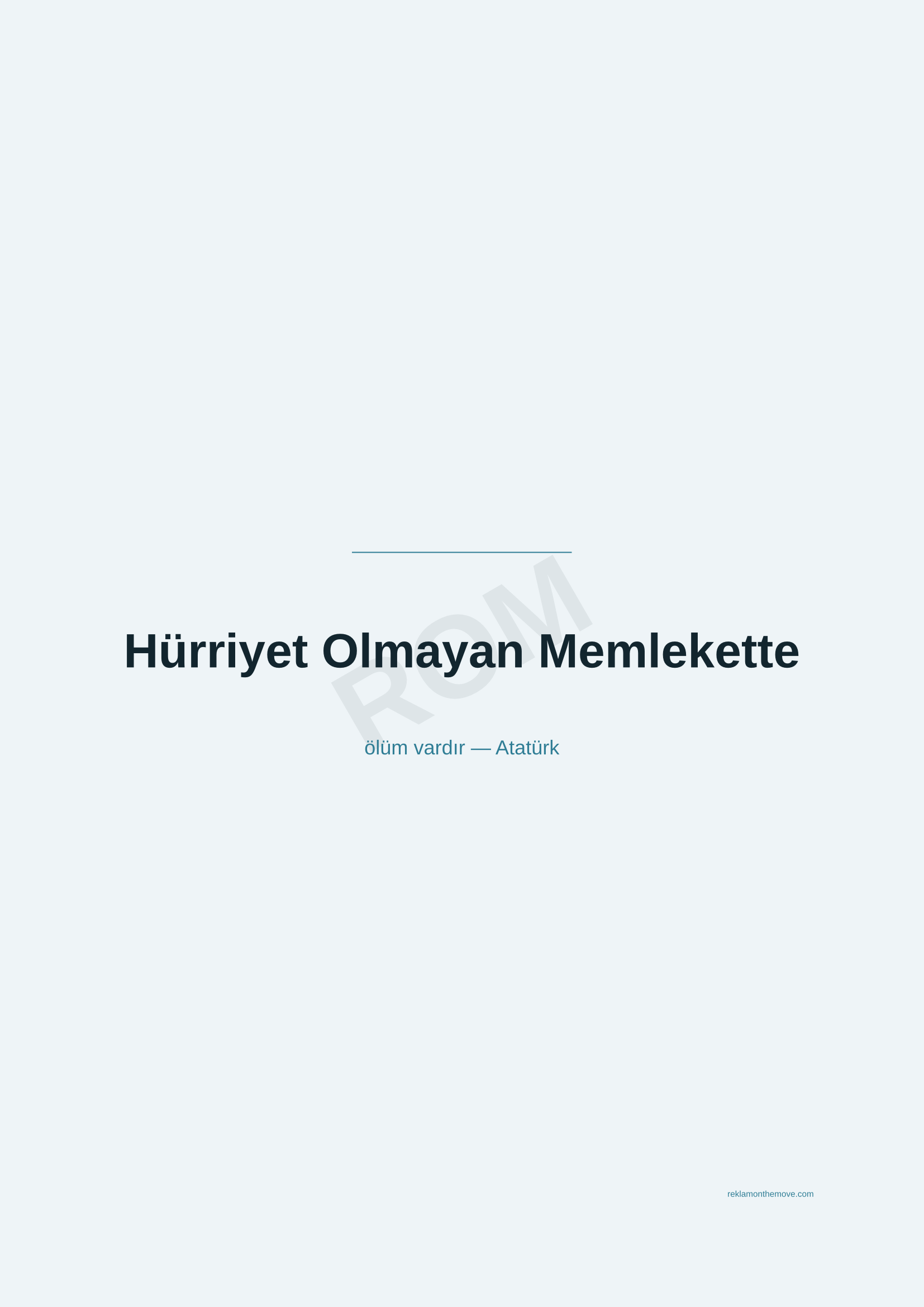 Hürriyet Olmayan Memlekette · Okyanus — ROM dijital ürün önizlemesi (filigranlı)