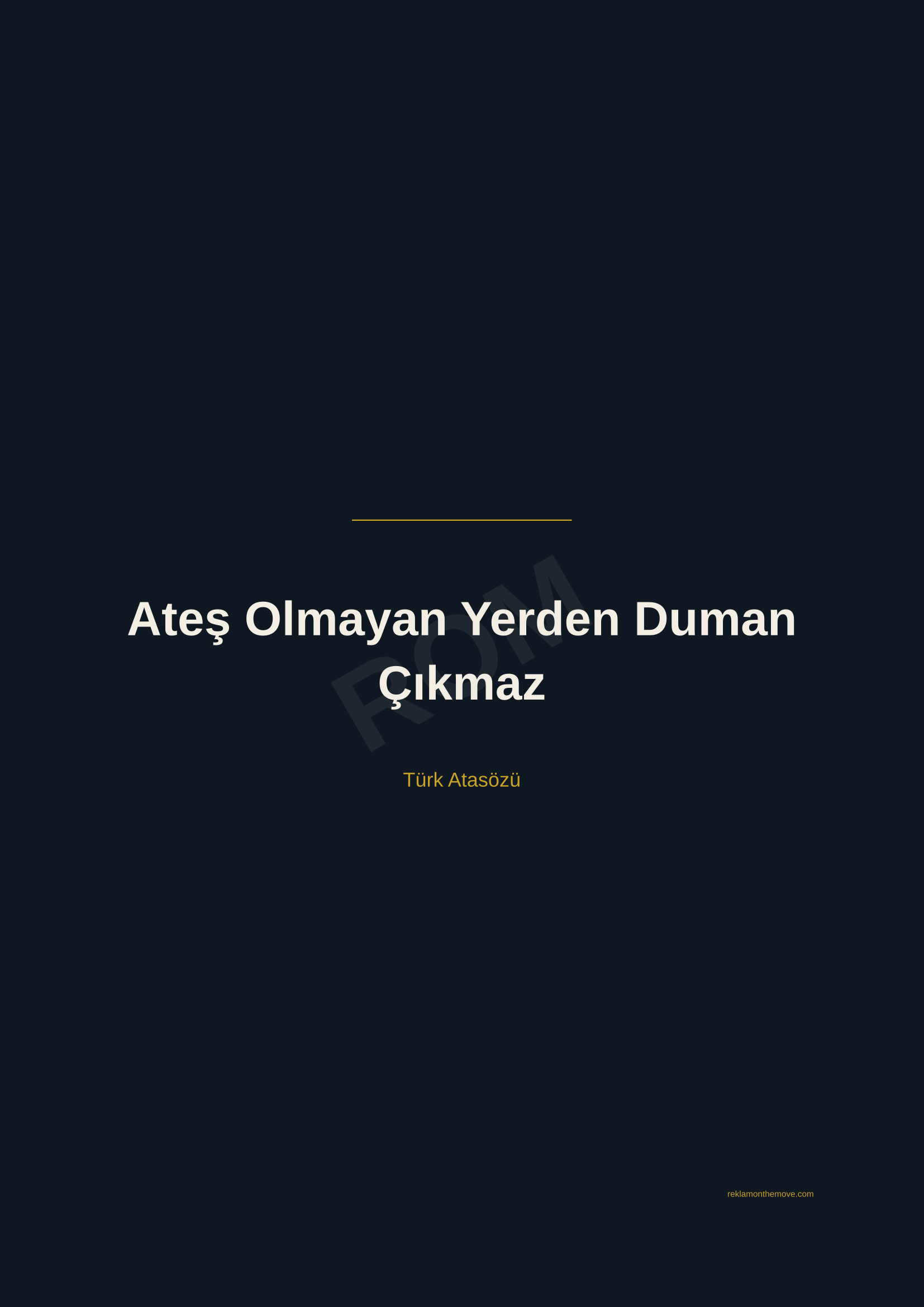 Ateş Olmayan Yerden Duman Çıkmaz · Gece · A2 — ROM dijital ürün önizlemesi (filigranlı)