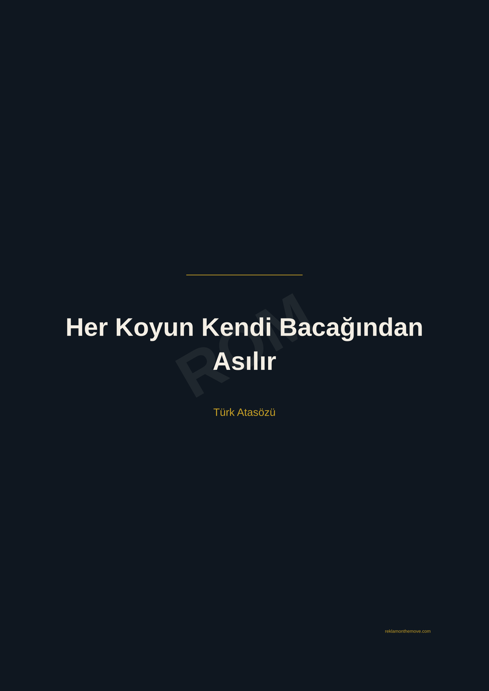 Her Koyun Kendi Bacağından Asılır · Gece · A2 — ROM dijital ürün önizlemesi (filigranlı)