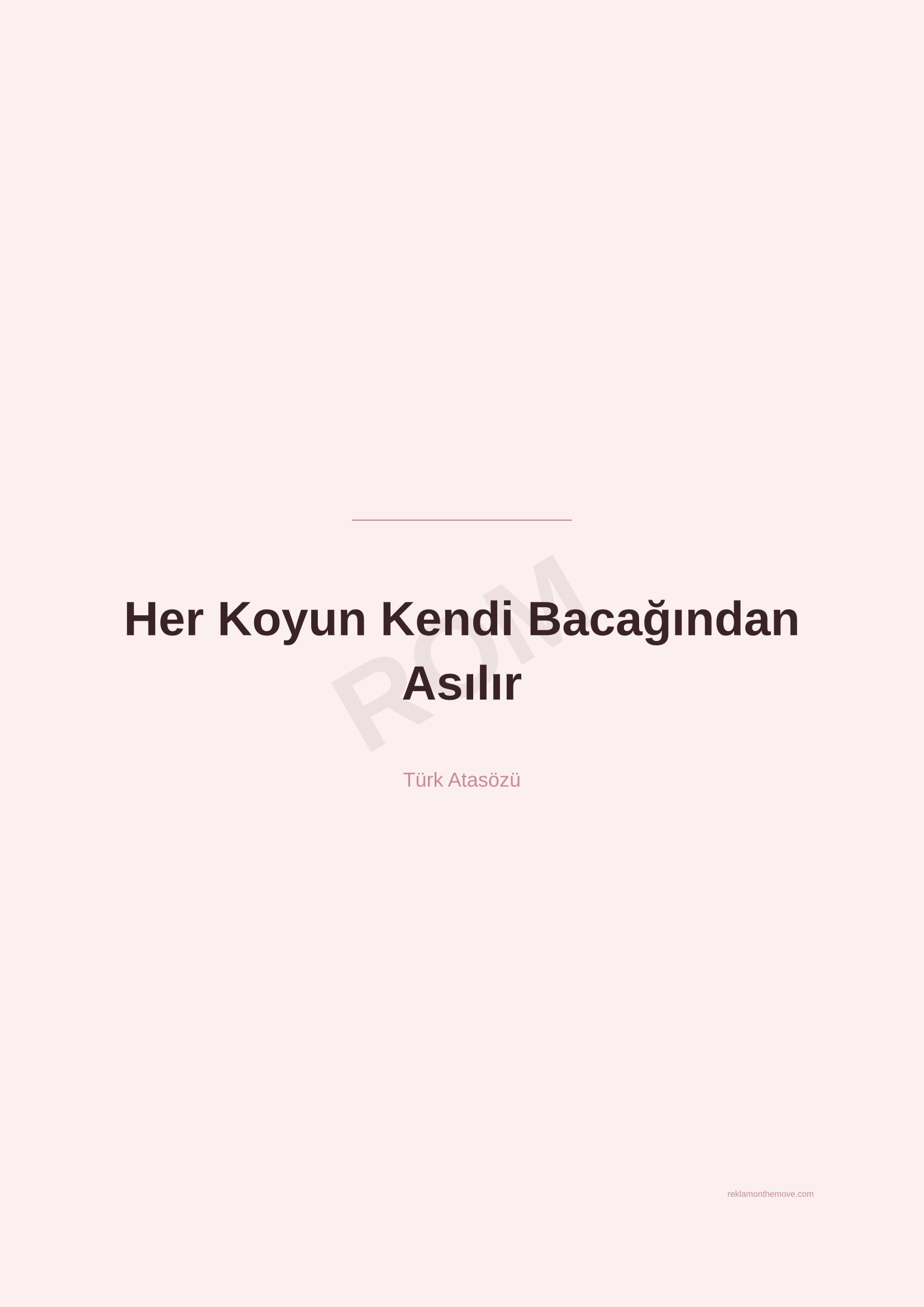Her Koyun Kendi Bacağından Asılır · Gül — ROM dijital ürün önizlemesi (filigranlı)